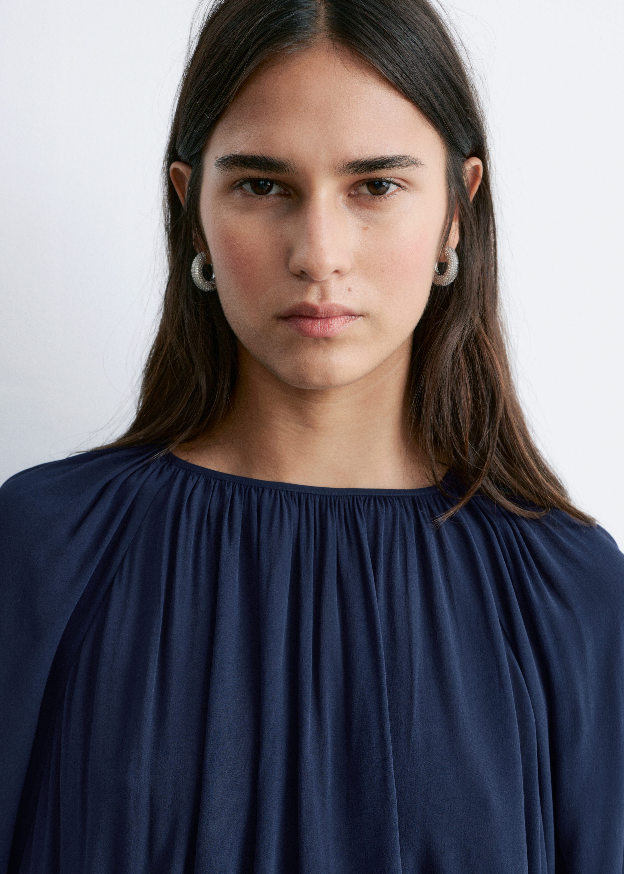 & Other Stories BALLOON-SLEEVE BLOUSE