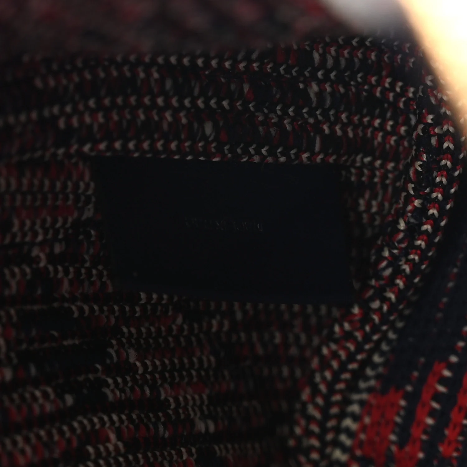 Canvas Knitted Check Mini Peg Duffle Bag Marine - Top Club