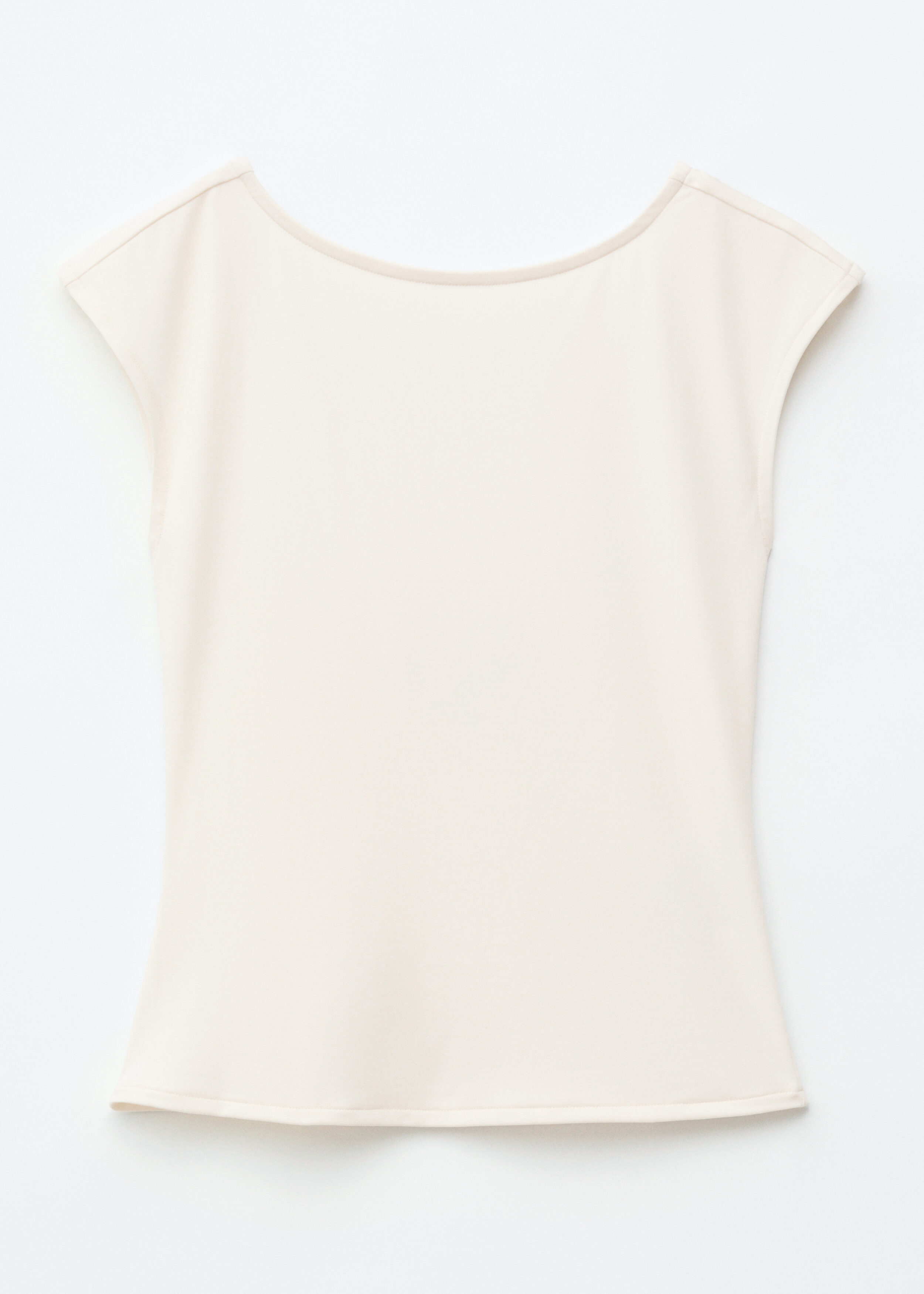 & Other Stories FITTED OPEN-BACK T-SHIRT