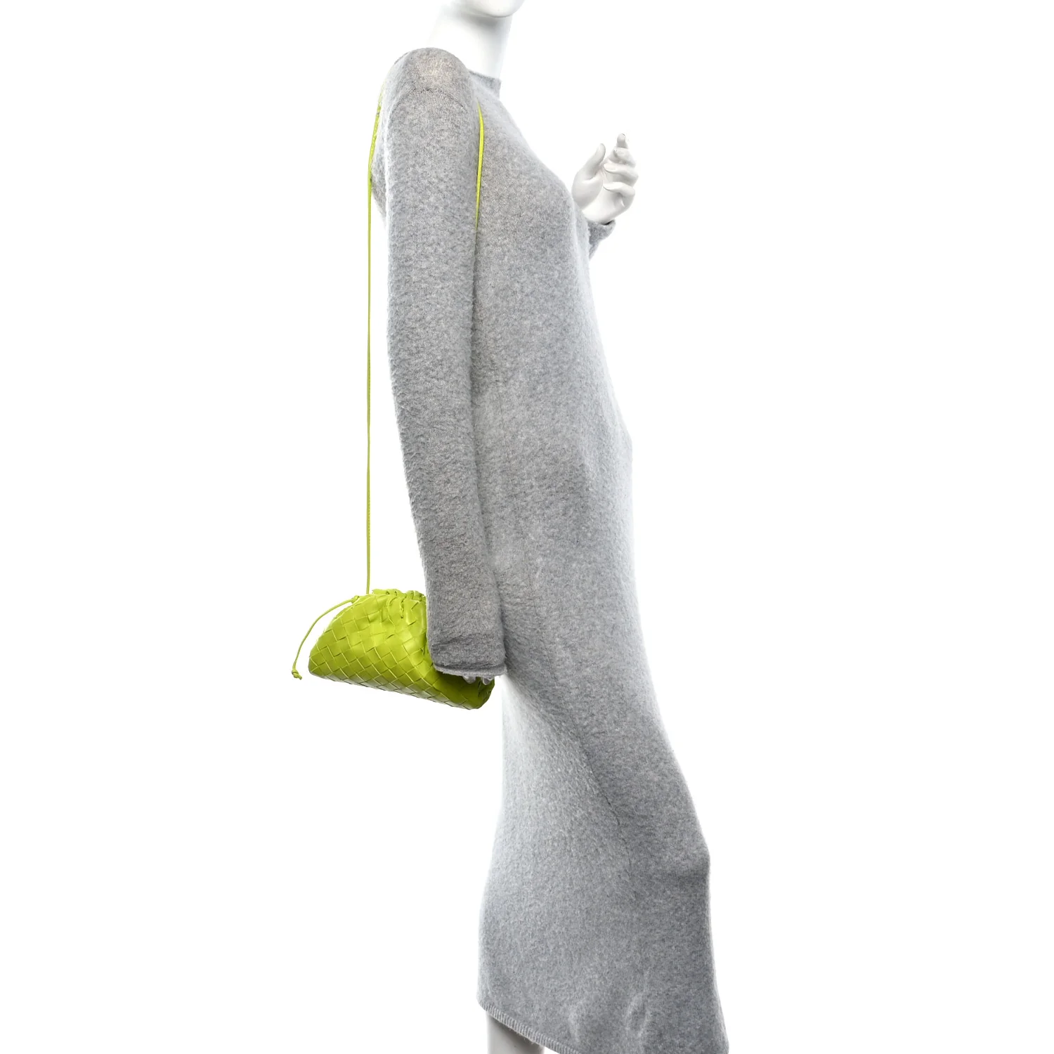 Nappa Intrecciato The Mini Pouch Kiwi