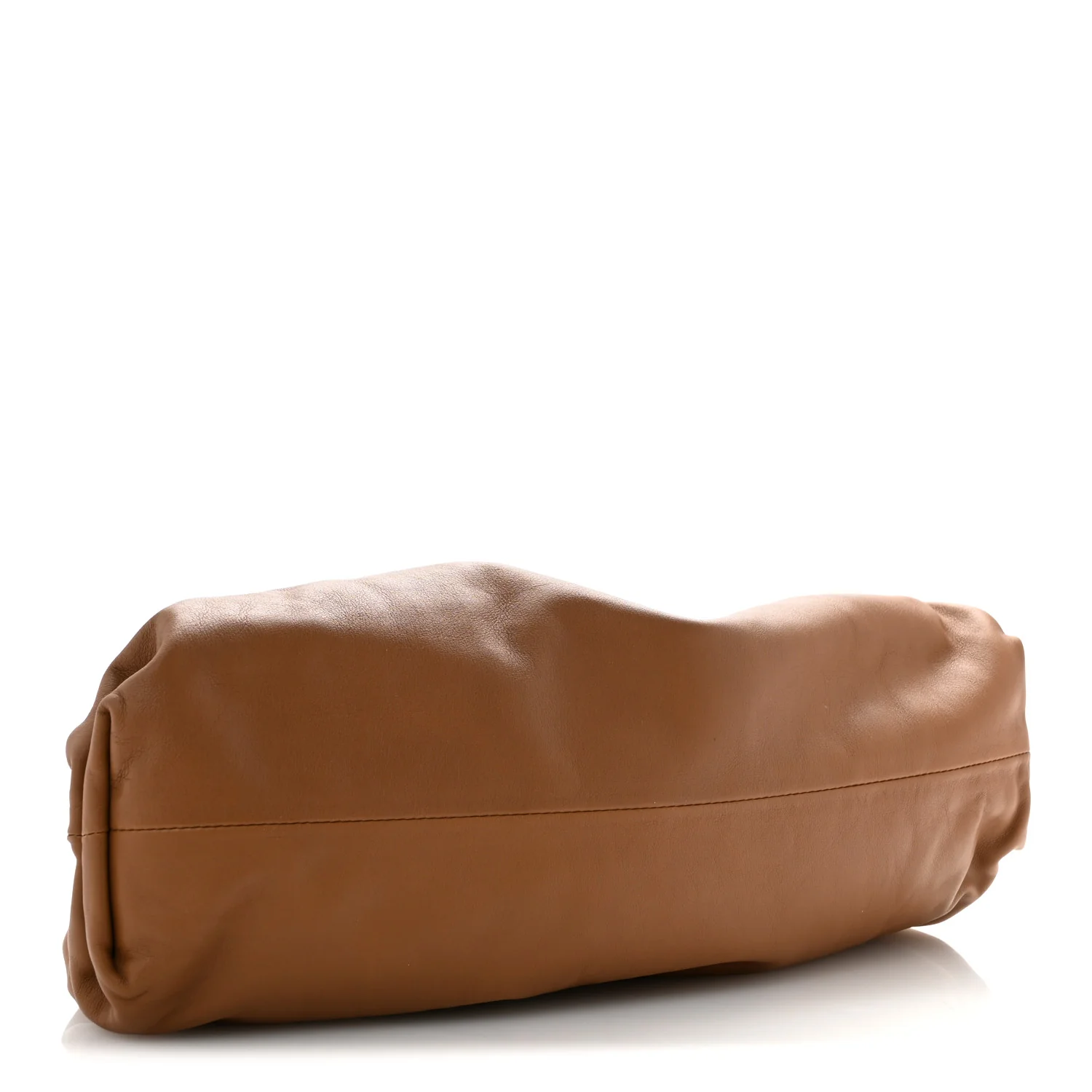 Smooth Butter Calf The Pouch Oversized Clutch Cammello - Top Club
