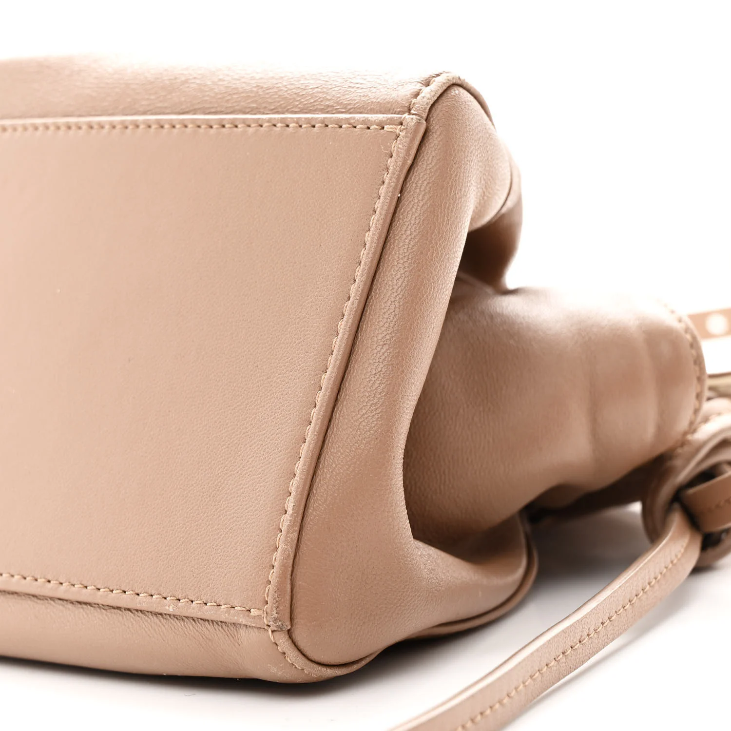 Lambskin Mini Protea Bag Biscotto - Top Club