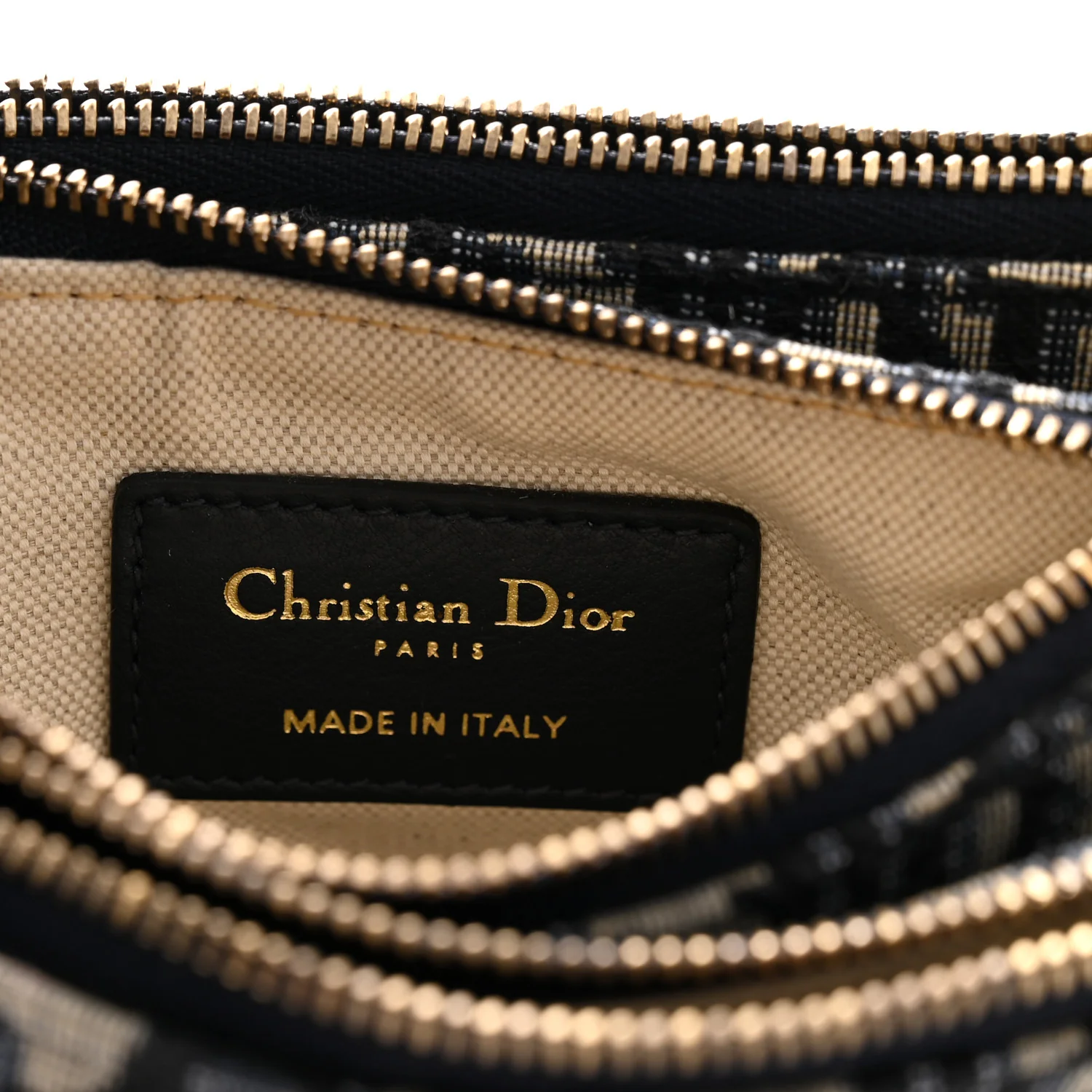 Oblique Saddle Pouch With Strap Navy Blue - Top Club
