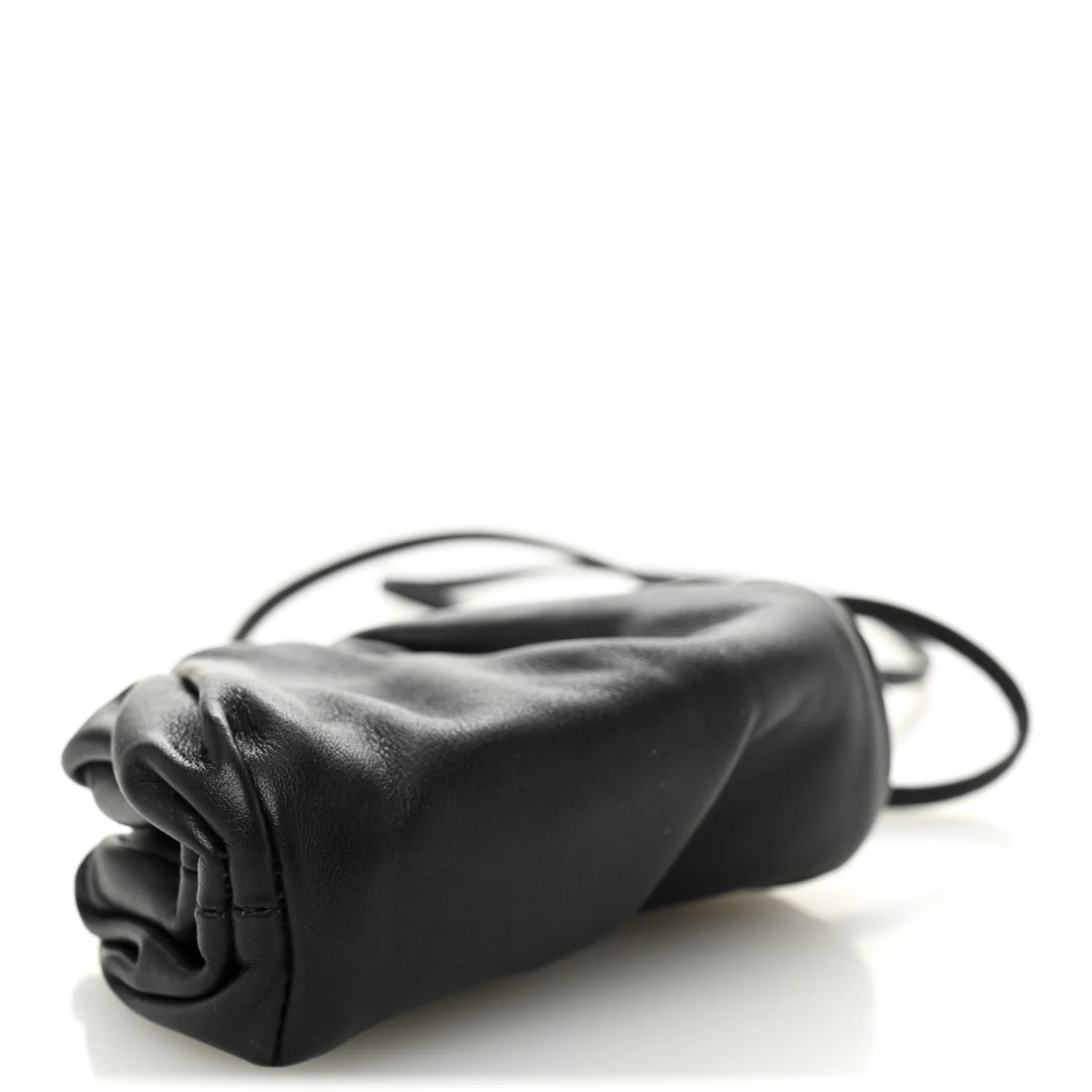 Butter Calfskin Coin Purse Black - Top Club