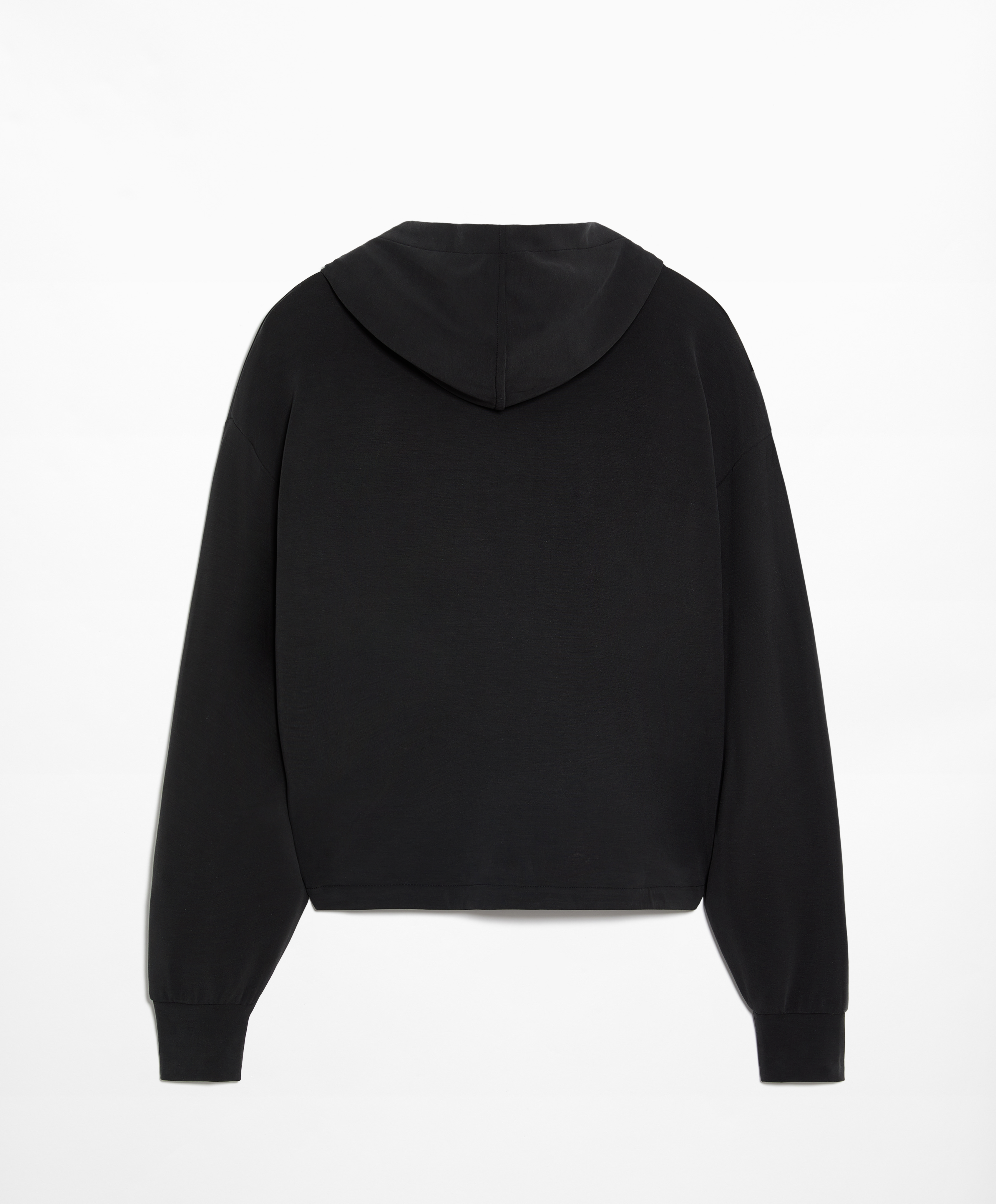 OYSHO Hooded wrap sweatshirt with modal
