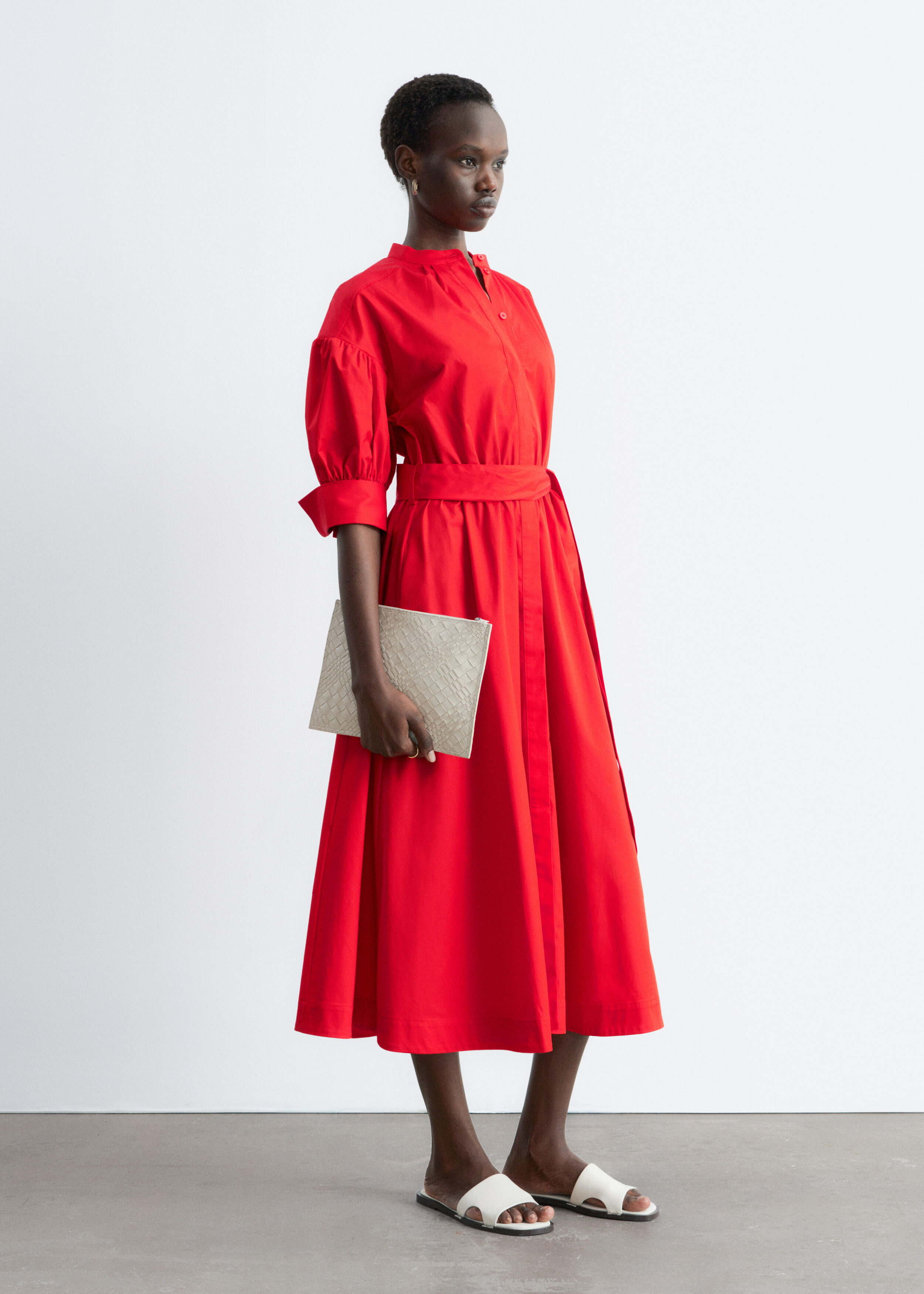 & Other Stories COTTON MAXI DRESS
