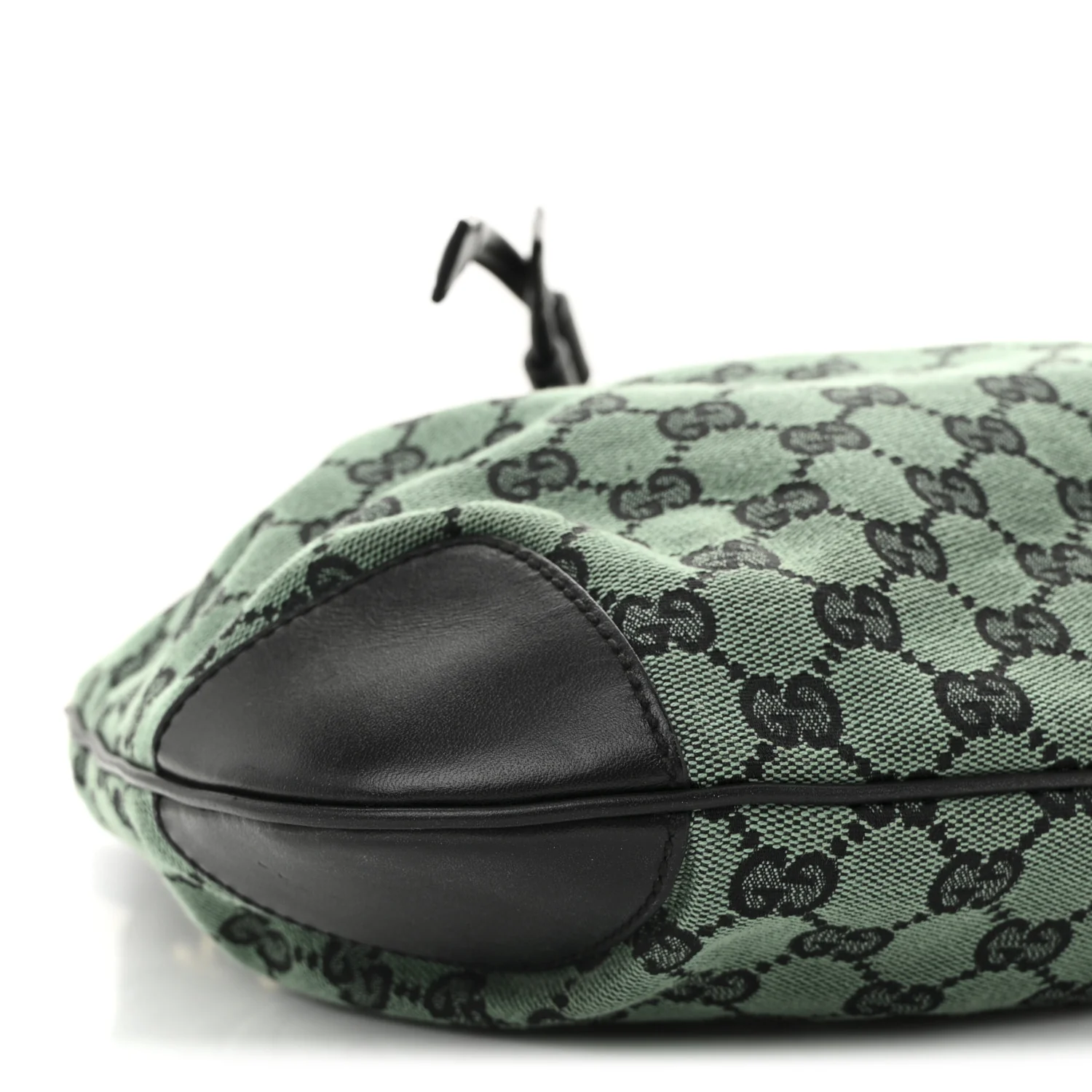 Monogram Drawstring Shoulder Bag Green - Top Club
