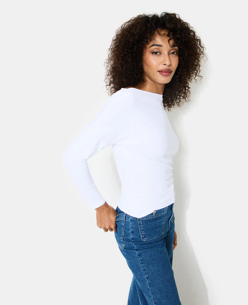 Pimkie Top manches longues avec encolure bateau