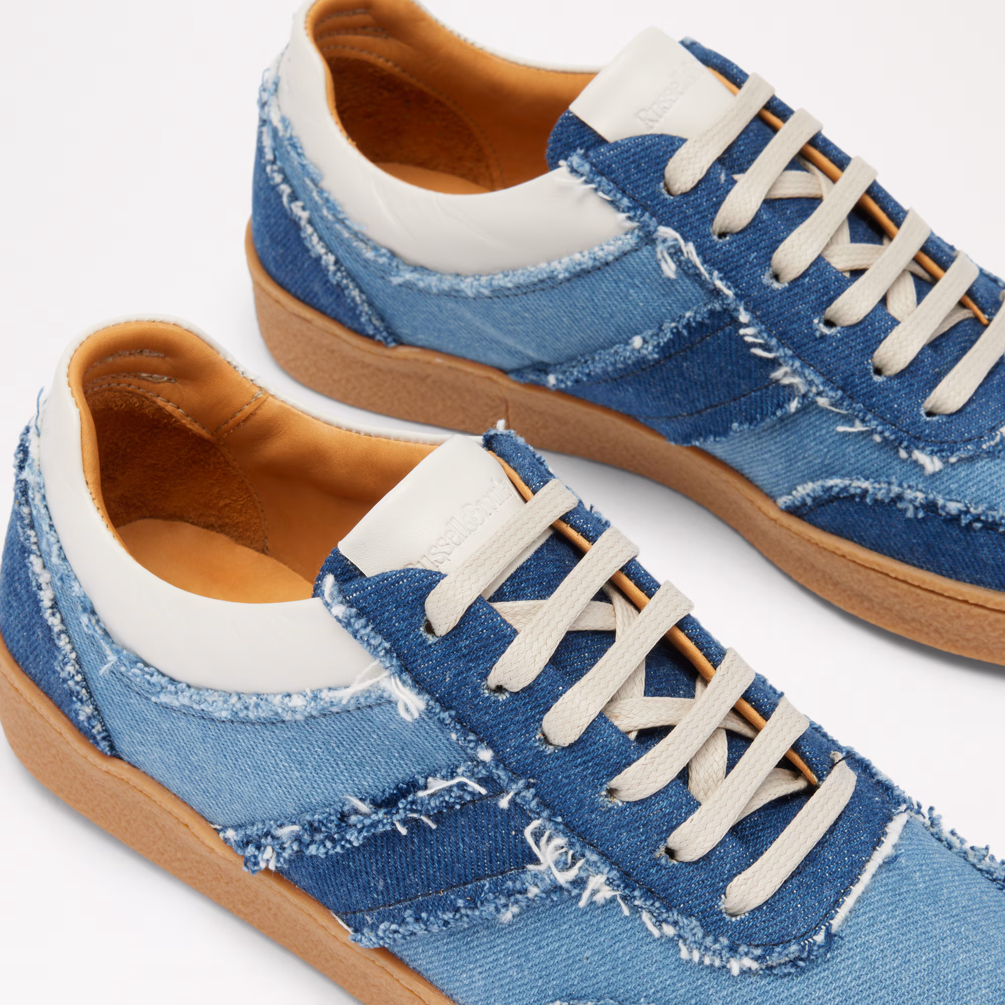 RollerScalloped Lace Up Trainer