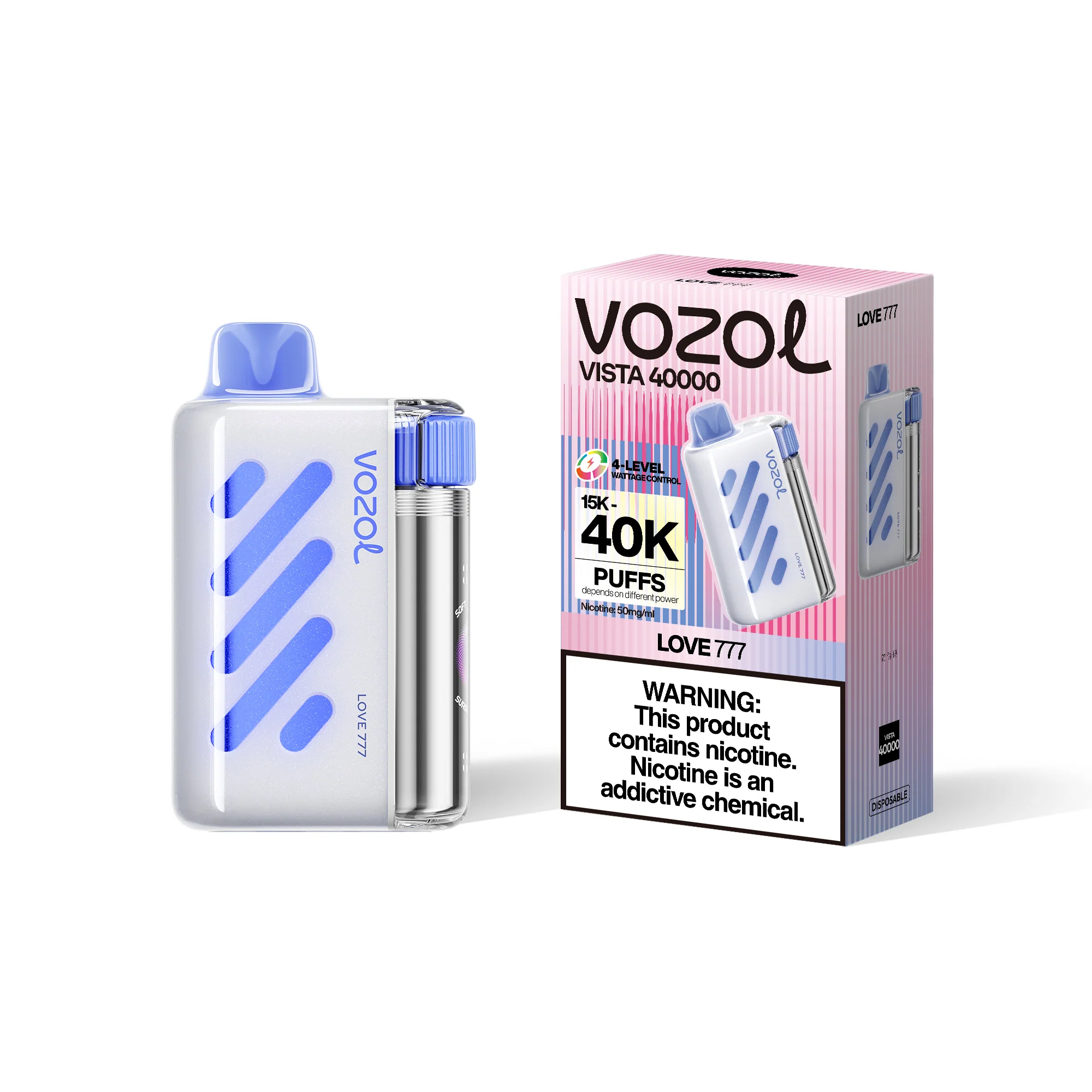 VOZOL VISTA 40K jednorazowy e-papieros (wszystkie smaki)