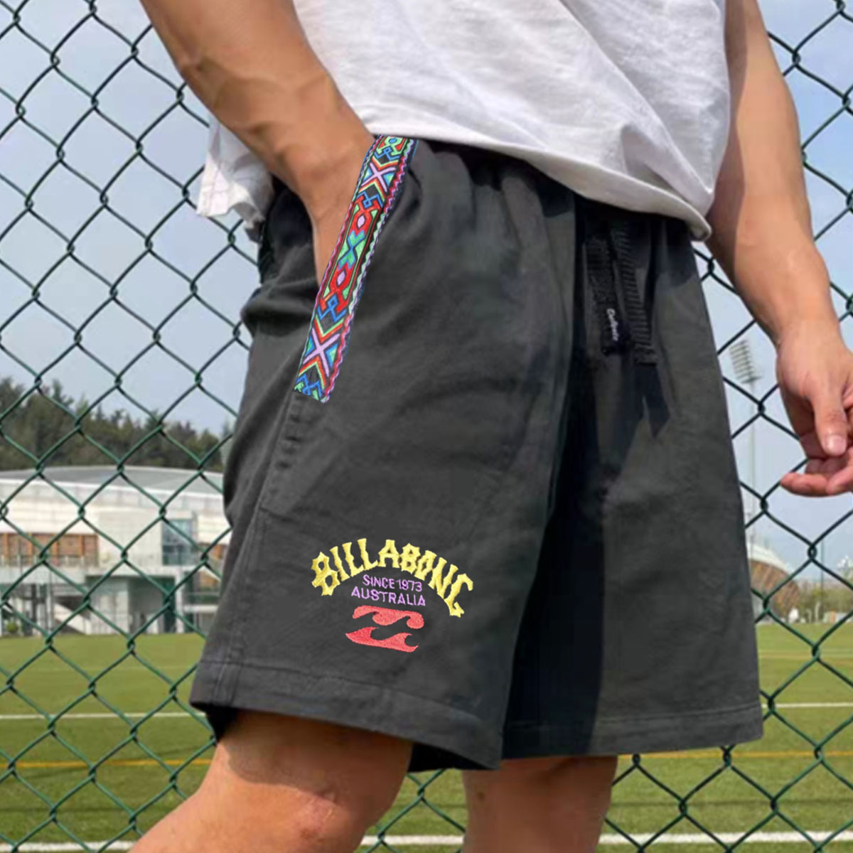 Unisex Vintage Holiday Surf Shorts