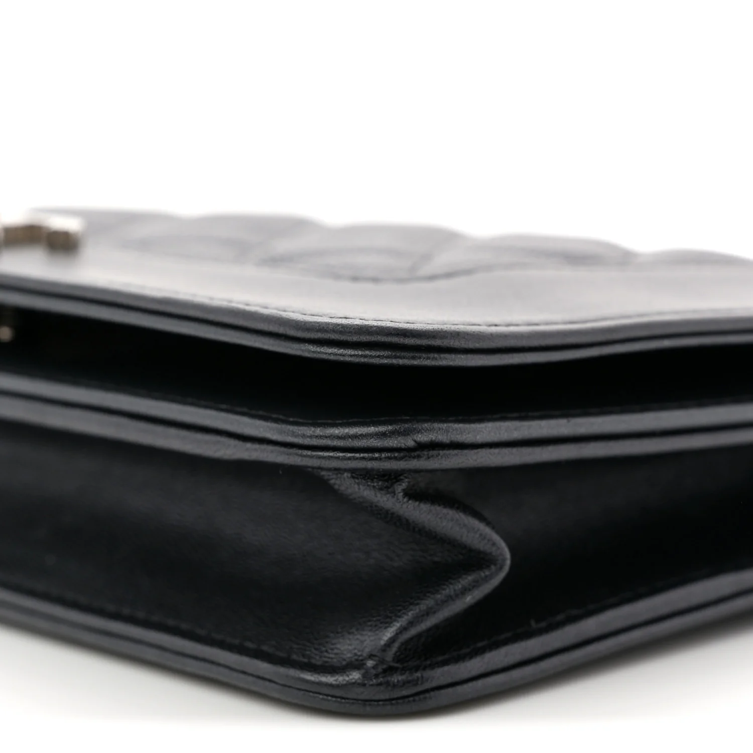 Caviar Quilted Vintage Mademoiselle Wallet On Chain WOC Black - Top Club