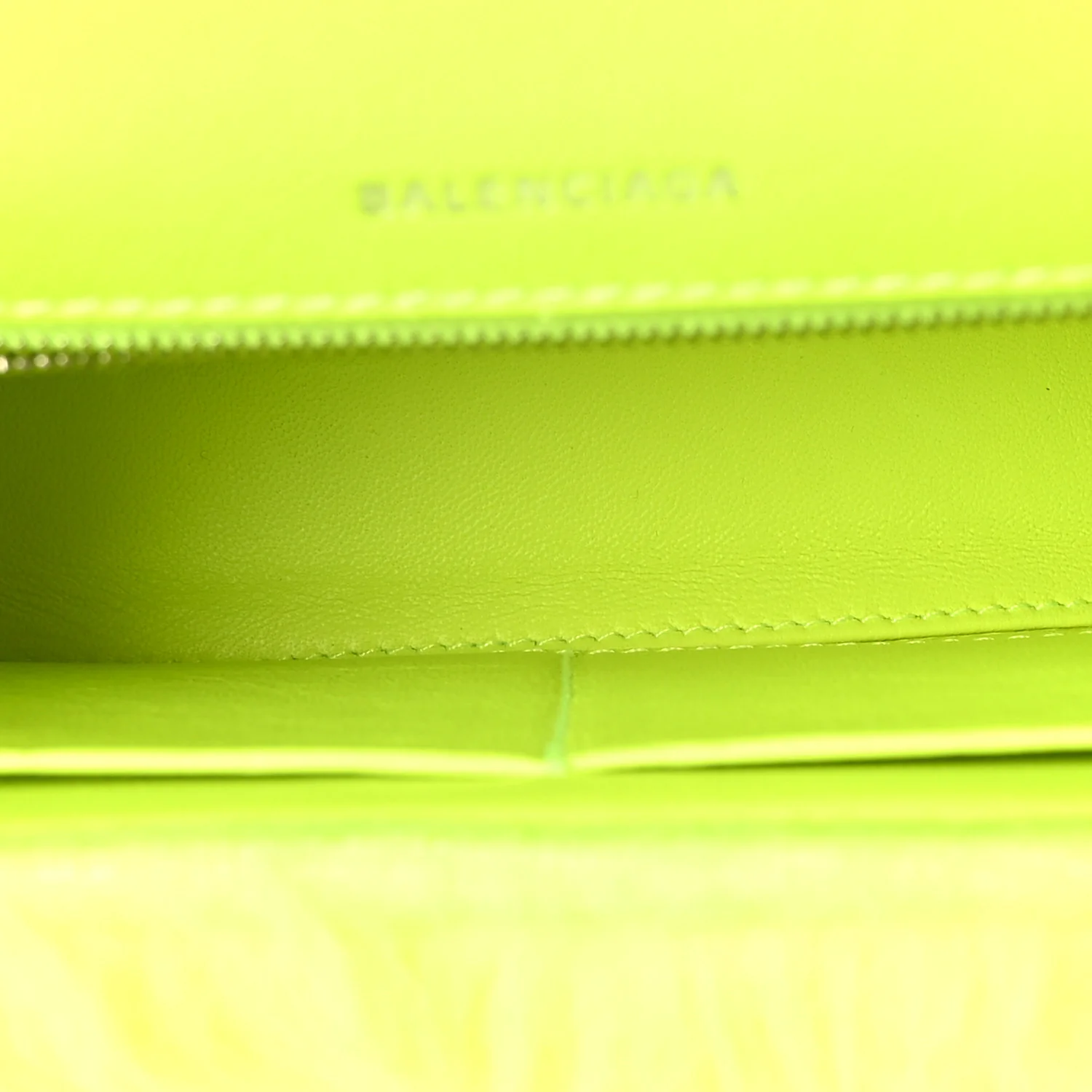 Faux Fur Medium Fluffy Hourglass Top Handle Bag Fluo Yellow - Top Club