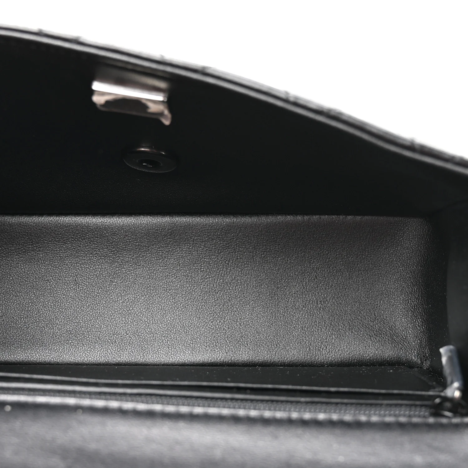 Lambskin Quilted Mini Top Handle Rectangular Flap So Black - Top Club