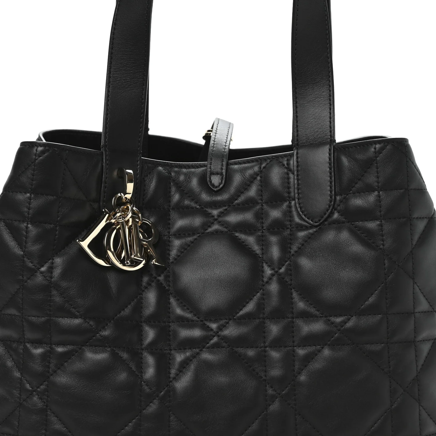 Calfskin Macrocannage Medium Toujours Black - Top Club