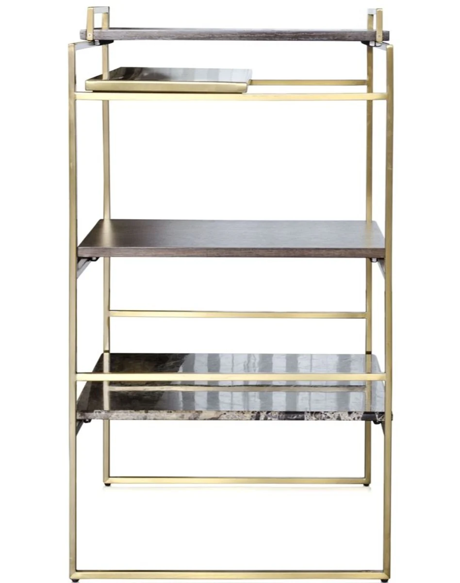 Luxury designer side table gold 45 x 45 x H. 80.5 cm - designer furniture