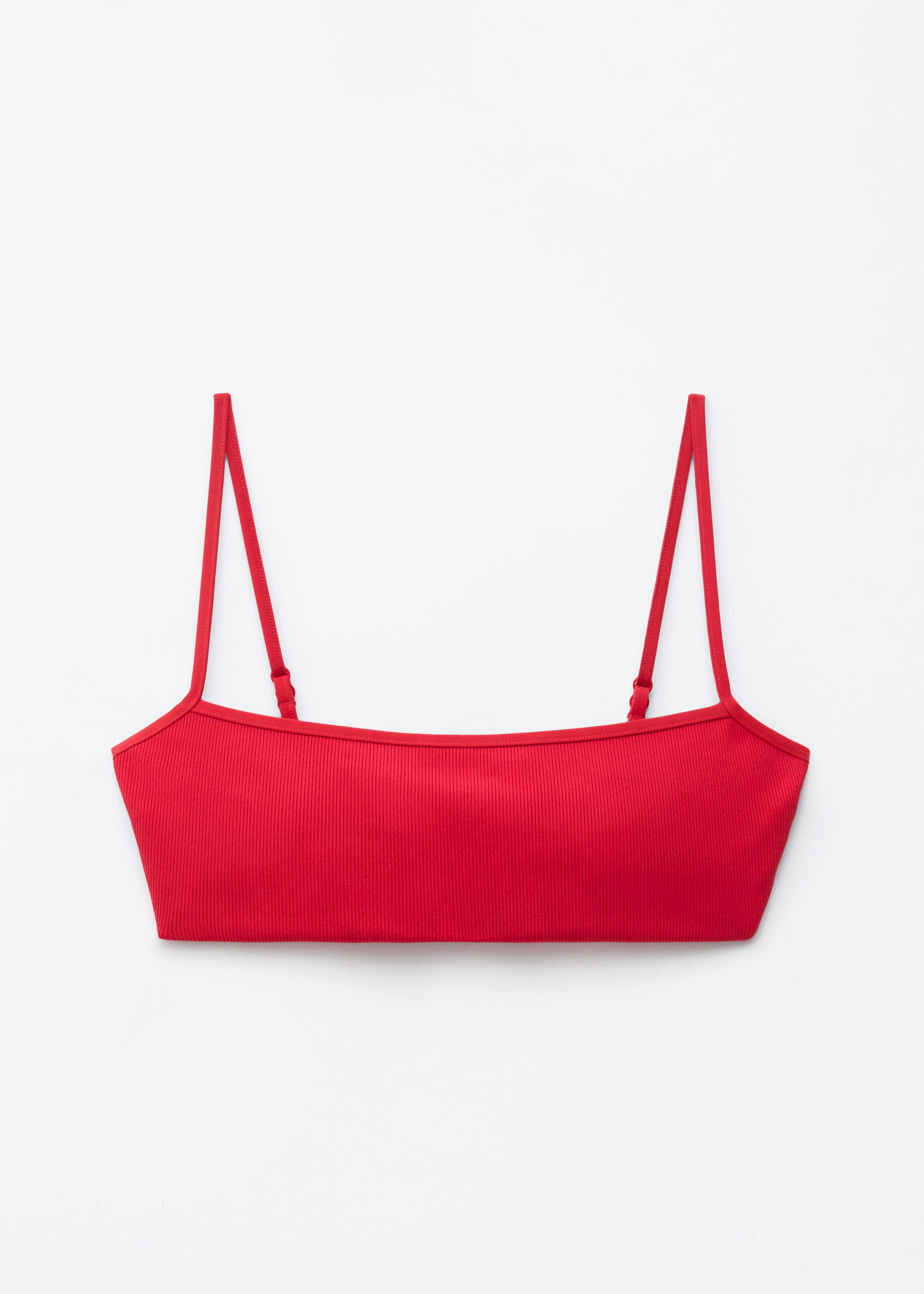 & Other Stories RIBBED BANDEAU BIKINI TOP