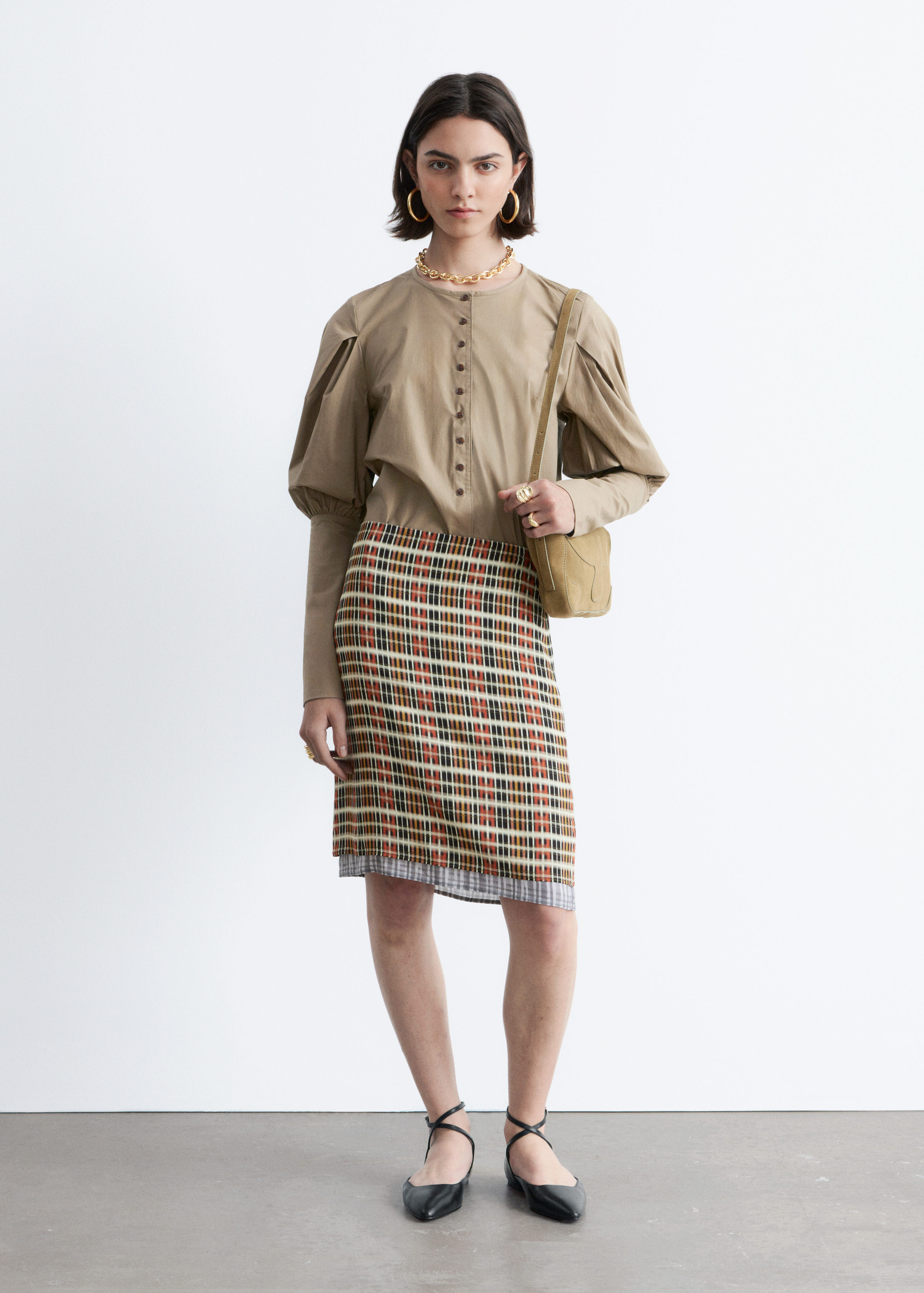 & Other Stories PUFF-SLEEVE BLOUSE