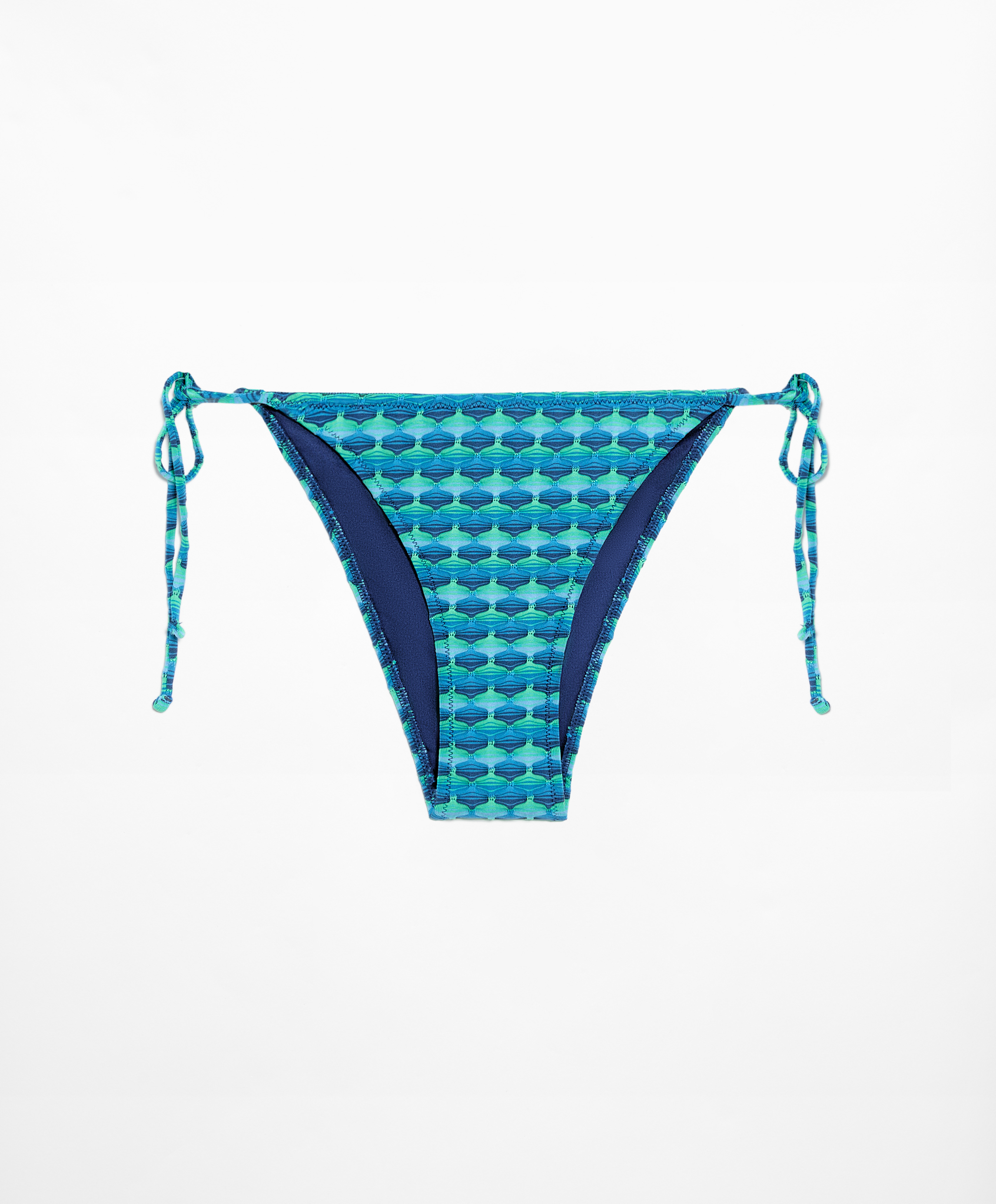OYSHO Medium-coverage jacquard tie bikini briefs