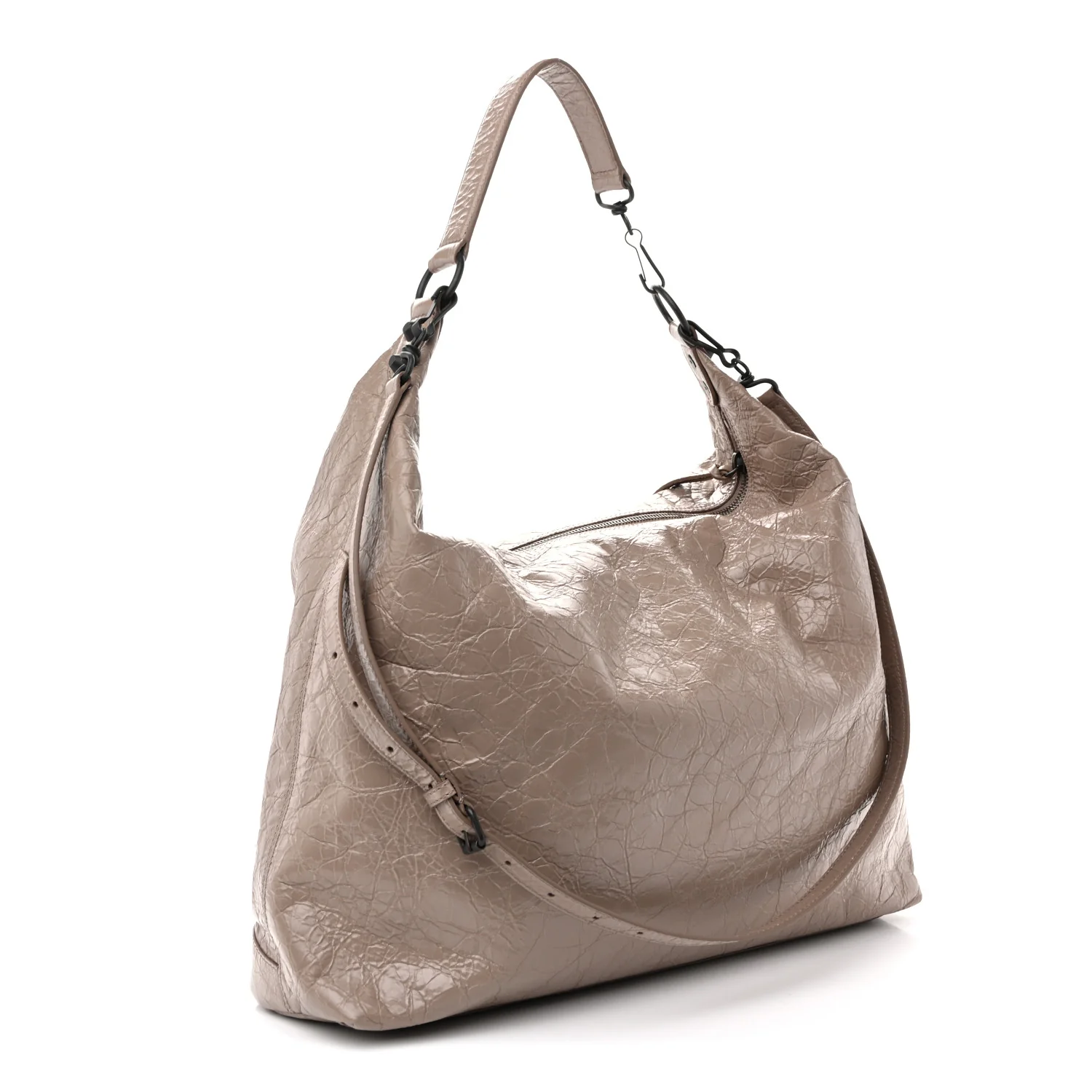 Arena Lambskin Classic Hardware Medium Le City Hobo Bag Sesame - Top Club