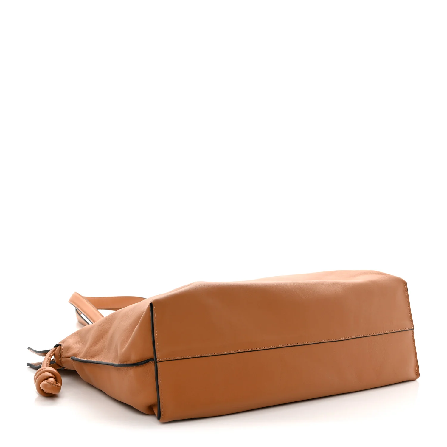 Calfskin Large Flamenco Knot Bag Warm Desert - Top Club