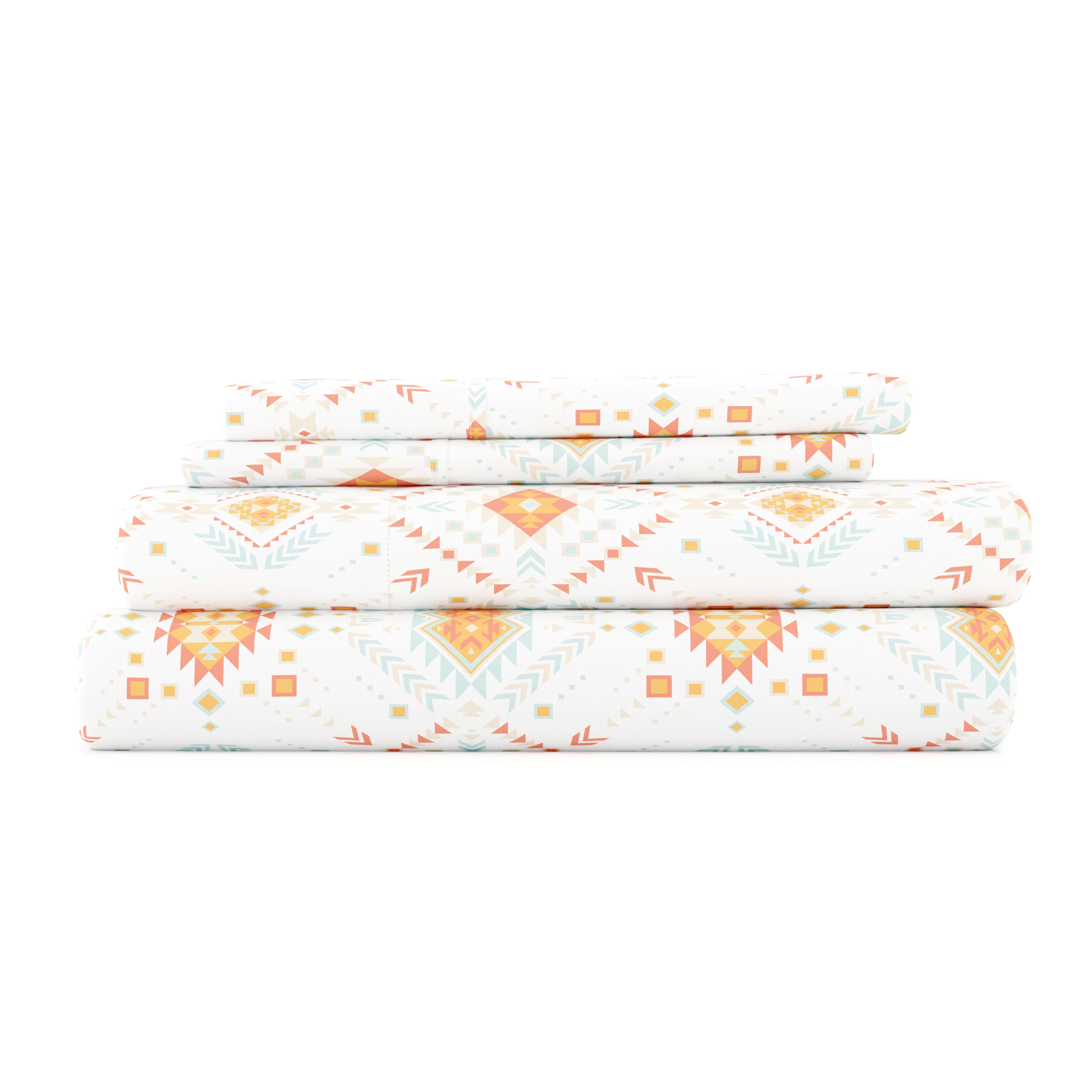 Aztec Dreams Pattern 4-Piece Sheet Set
