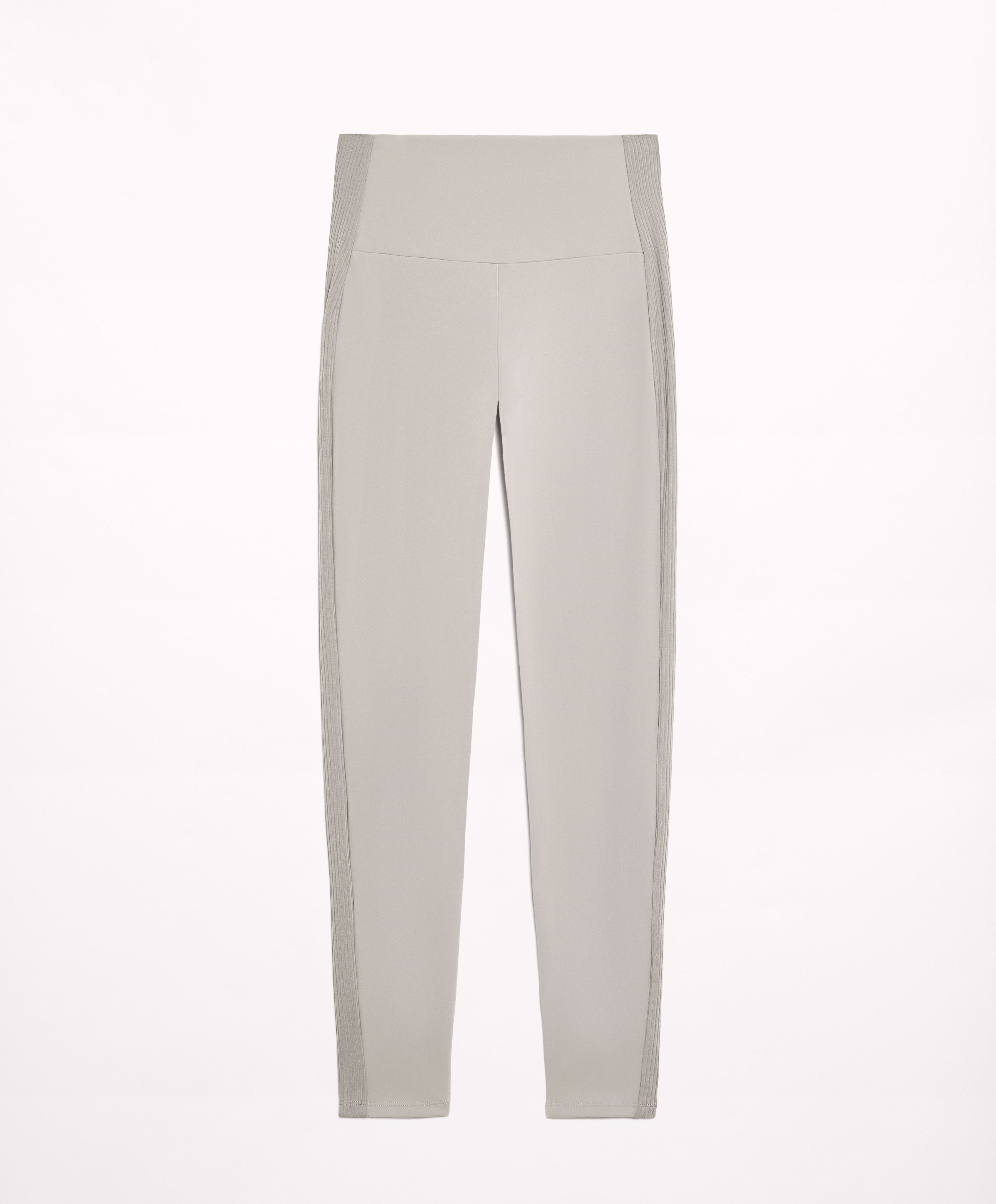OYSHO Comfortlux high-rise rib 65cm ankle-length leggings