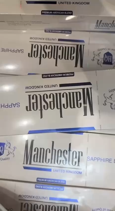 Manchester Sapphire Blue 20s Cigarettes x 10 Packs /1 Carton - www.Smoke-UK.com