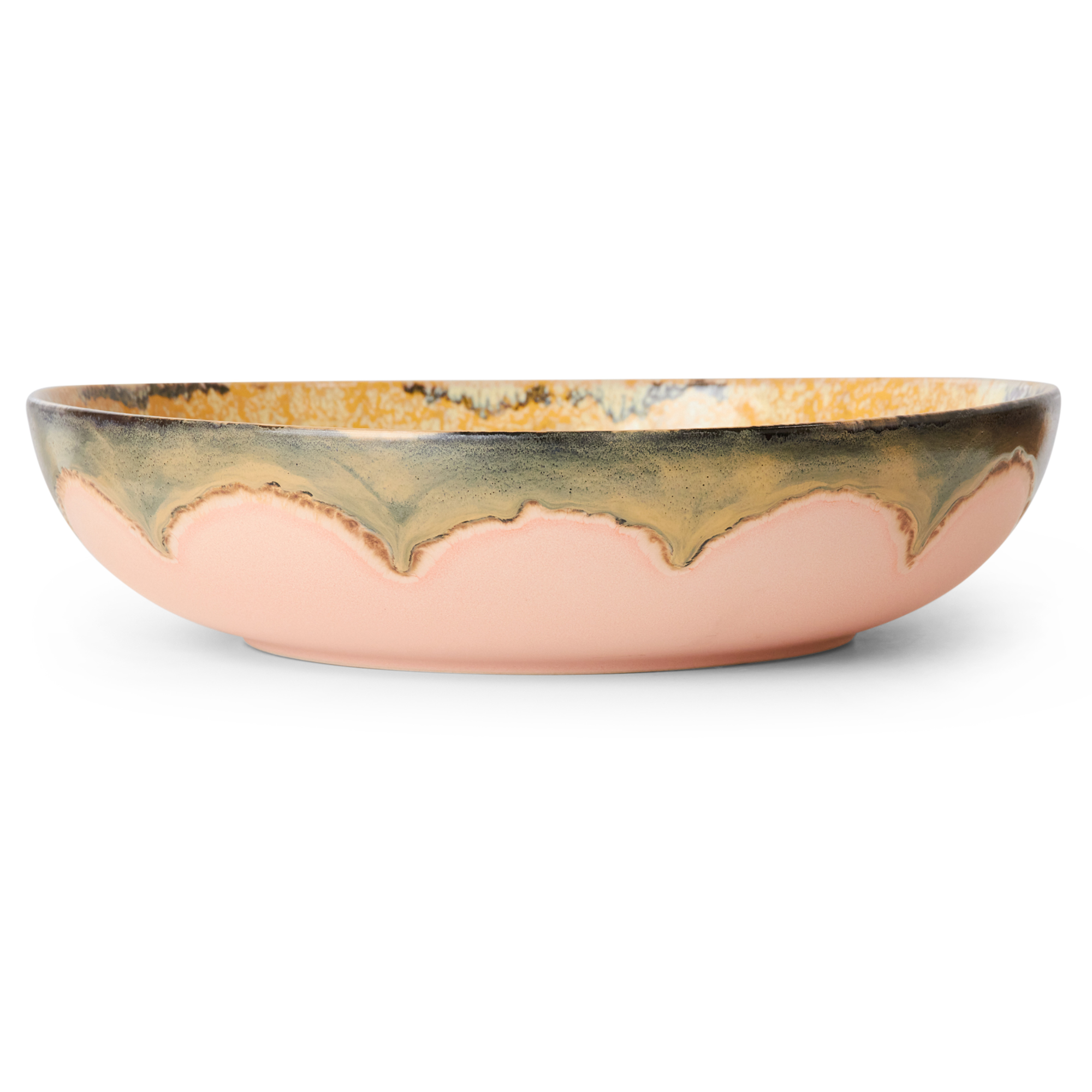 Servies 70's Ceramics Salad Bowl sunflower