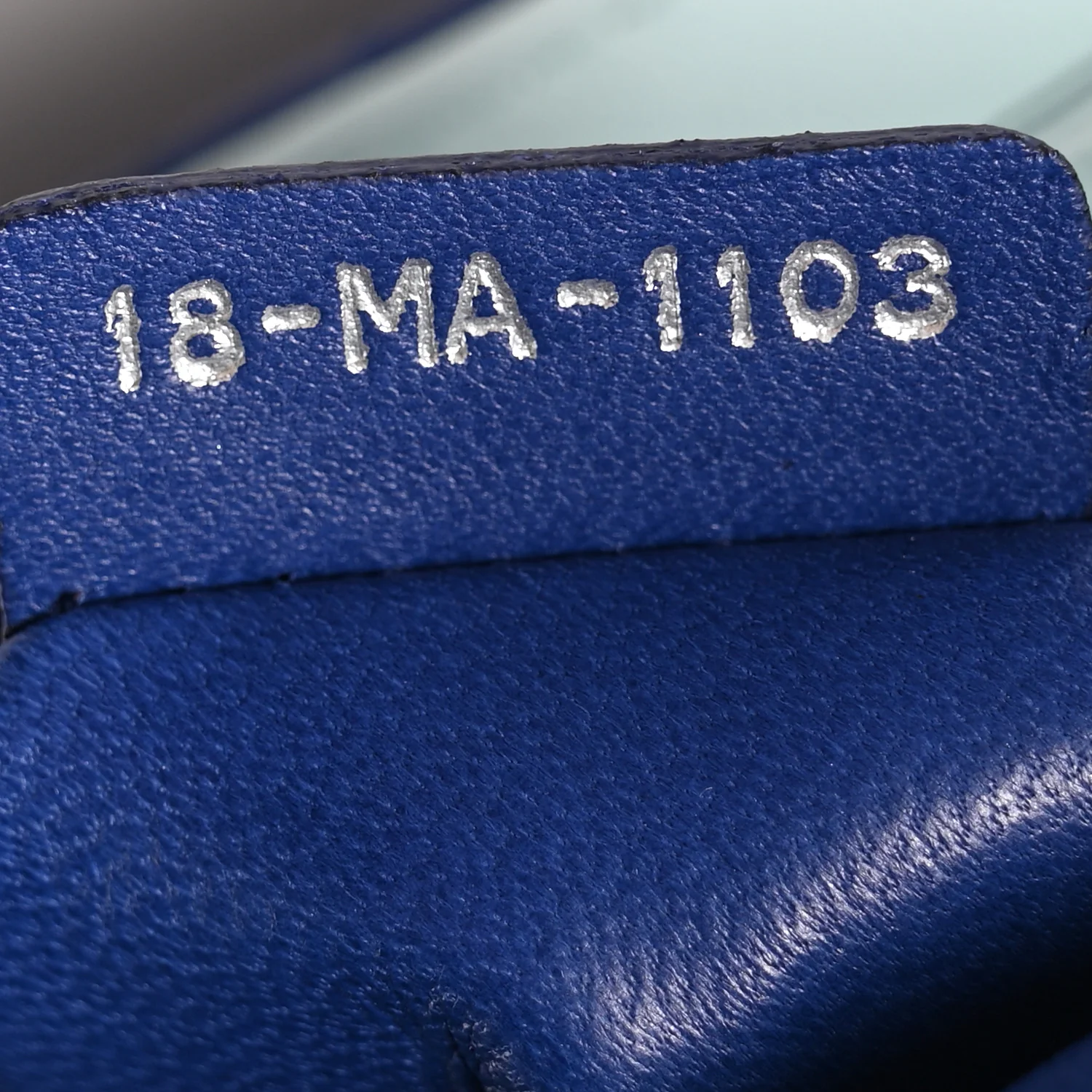Lambskin Cannage Medium Miss Dior Flap Blue - Top Club