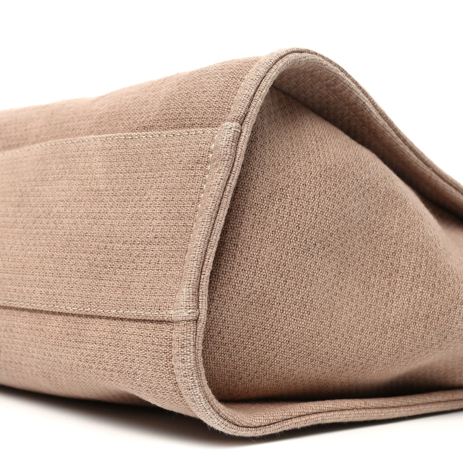 Canvas Small Deauville Tote Ecru - Top Club