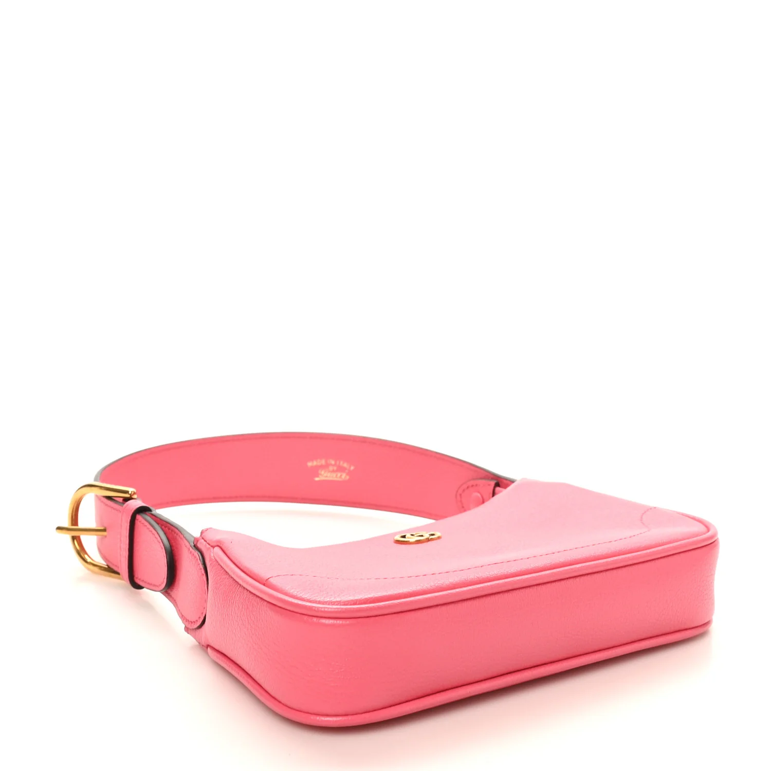 Goatskin Mini Aphrodite Shoulder Bag Rhodamine Pink - Top Club