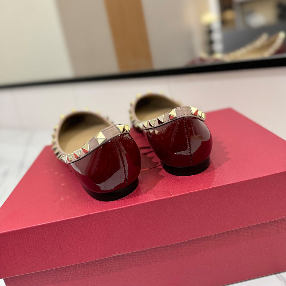 VALENTINO ROCKSTUD BALLET FLAT - Top Club