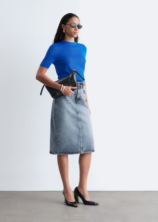 & Other Stories FINE-KNIT T-SHIRT