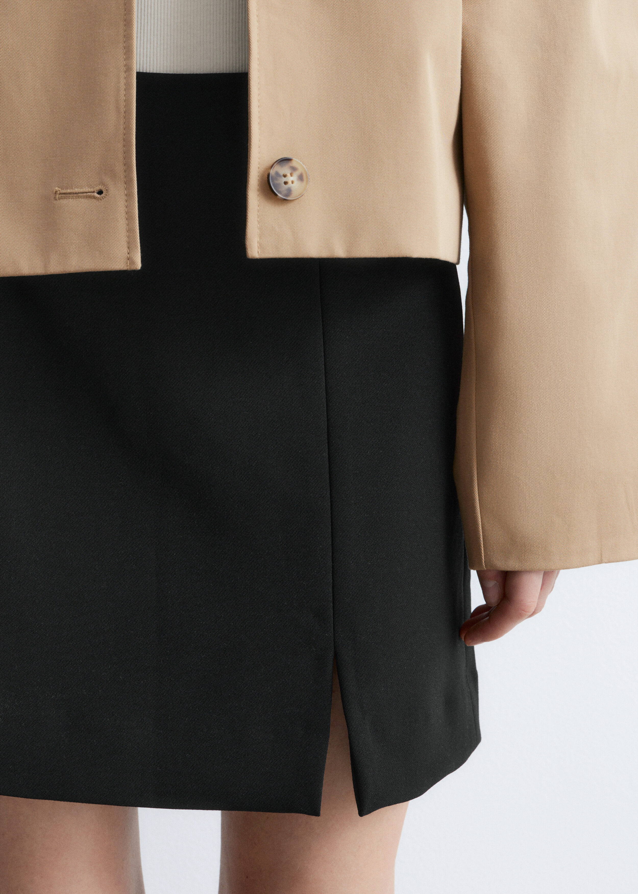 & Other Stories HIGH-WAIST MINI SKIRT