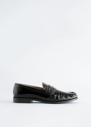 & Other Stories LEATHER PENNY LOAFERS