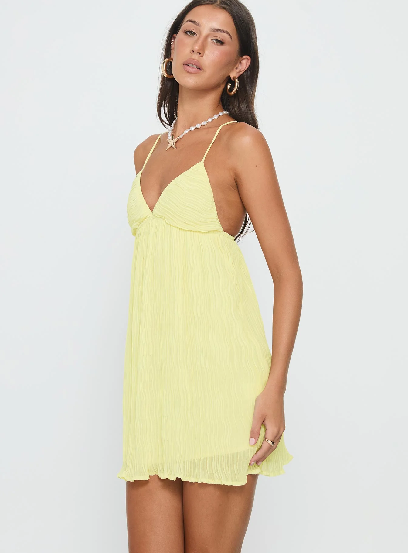 Matea Mini Dress Lemon