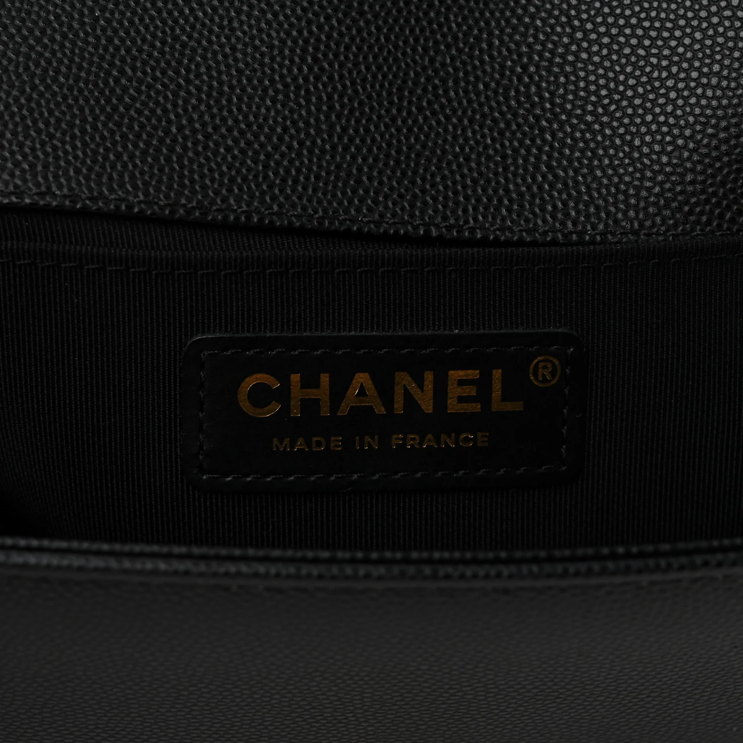 Caviar Quilted Medium Boy Flap Black - Top Club