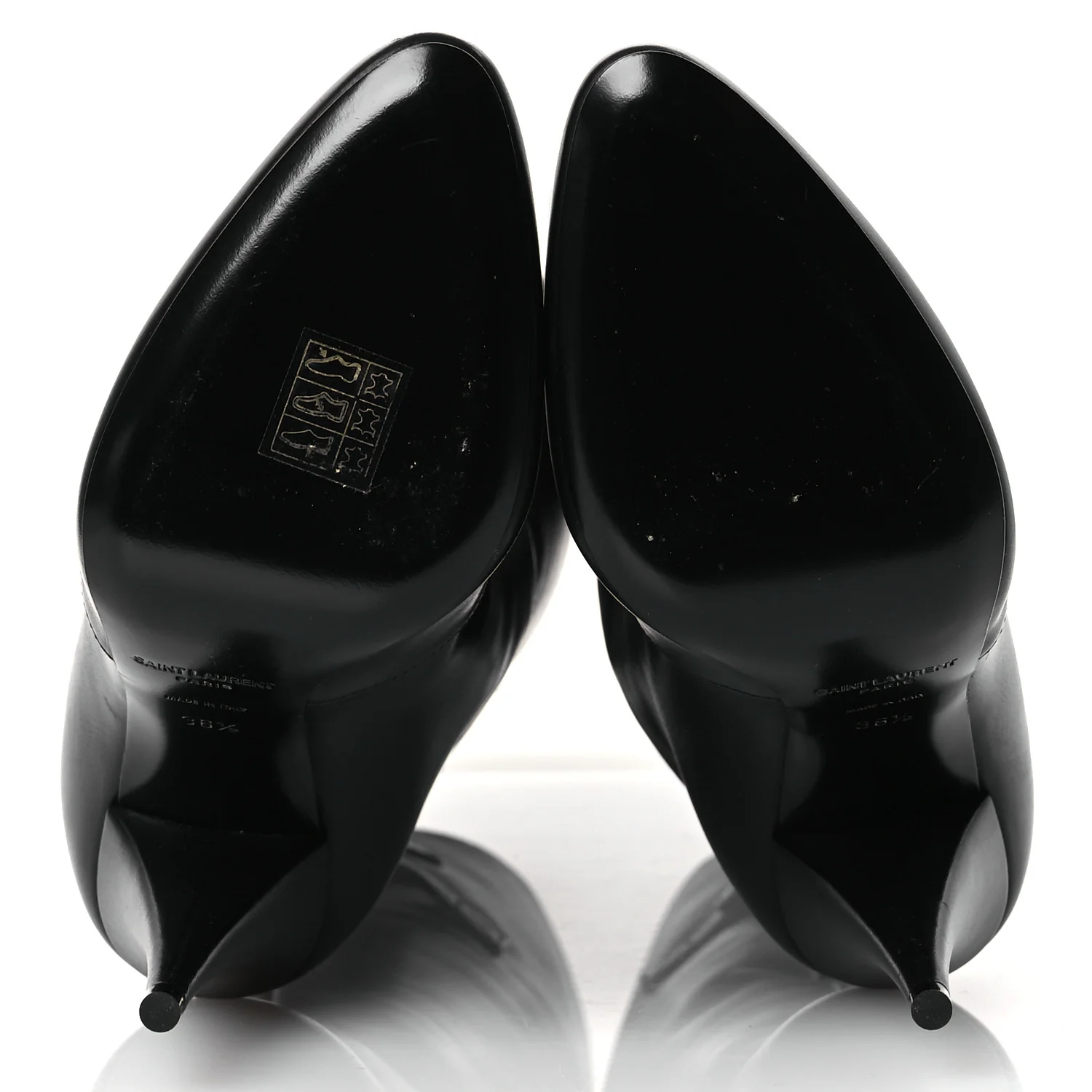 Lambskin Koller 110 Tall Boots 36.5 Black - Top Club