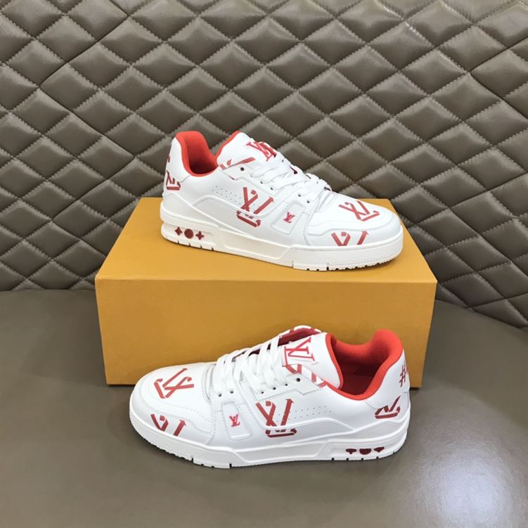 LOUIS VUITTON Dupe LV TRAINER SNEAKER   LVS052 - Sneaker Replica Workshop