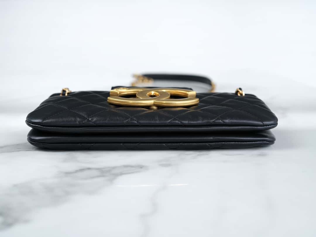 ???????????? ?????? Vintage Logo Quilted Lambskin Shoulder Bag 11.5x24x4.5cm - Top Club