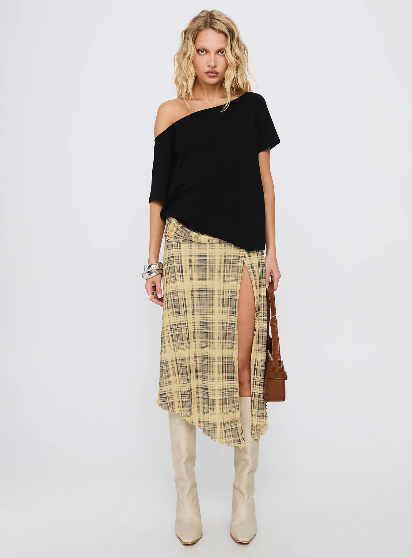 Icon Baby Off Shoulder Top Black