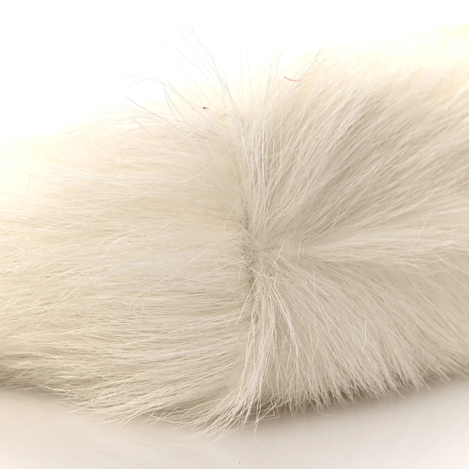 Faux Fur XS Lock Antigona Shoulder Bag White - Top Club