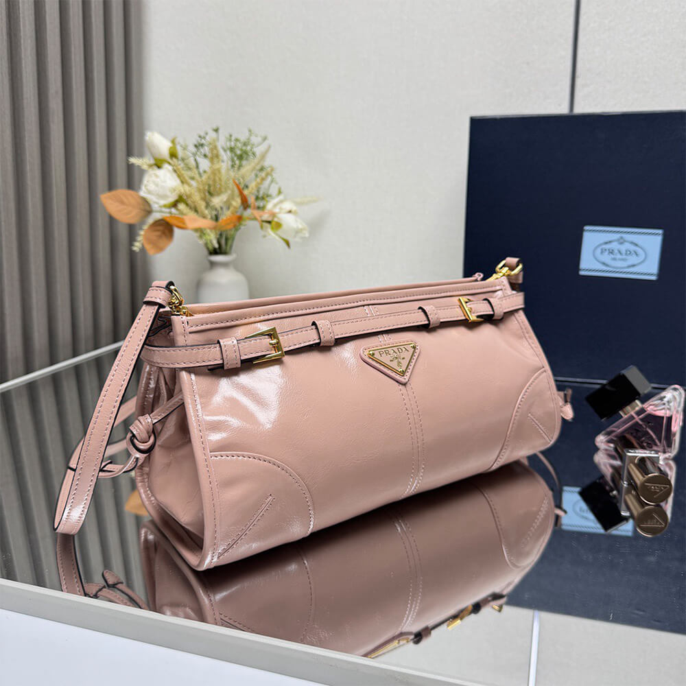 Prada Bonnie small leather shoulder bag(HIGH-END GRADE) - Top Club