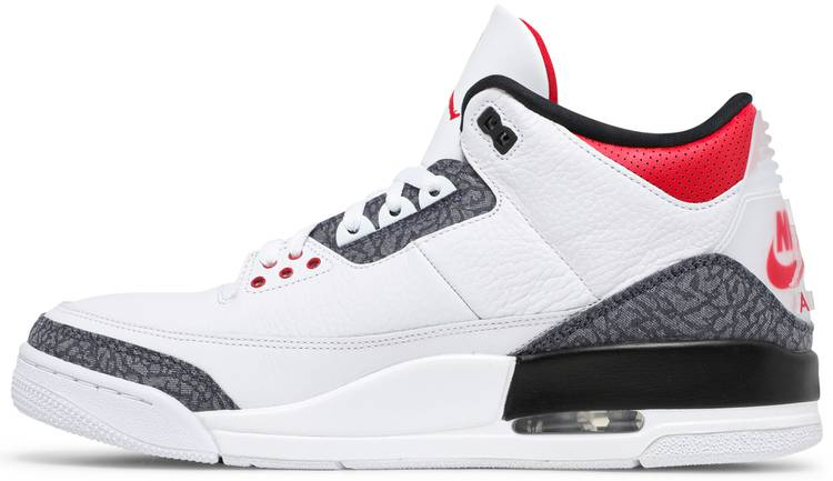 Air Jordan 3 Retro Denim SE  Fire Red  CZ6431-100 - Sneaker Replica Workshop