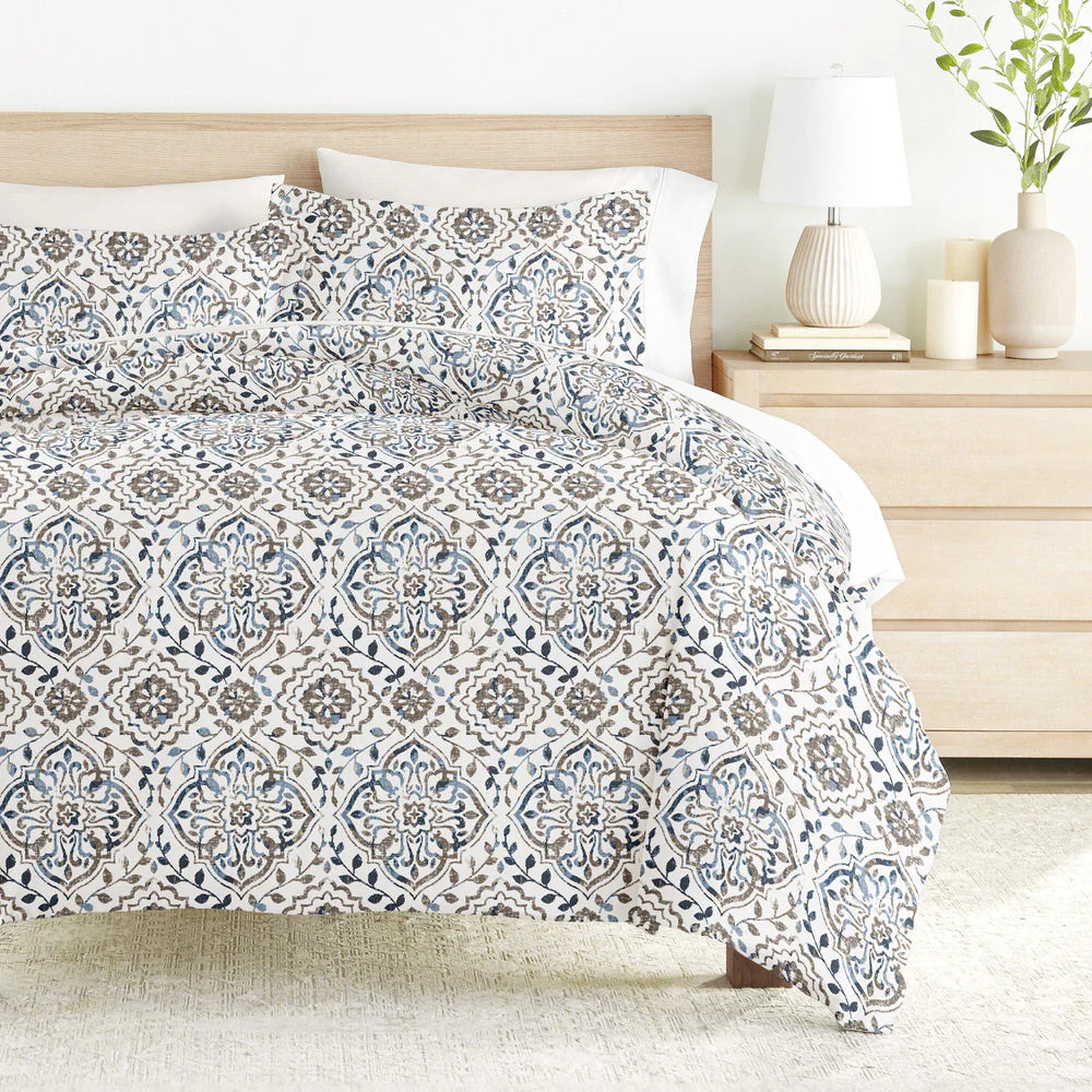 Oasis Pattern 3-Piece Duvet Cover Set (Sale)