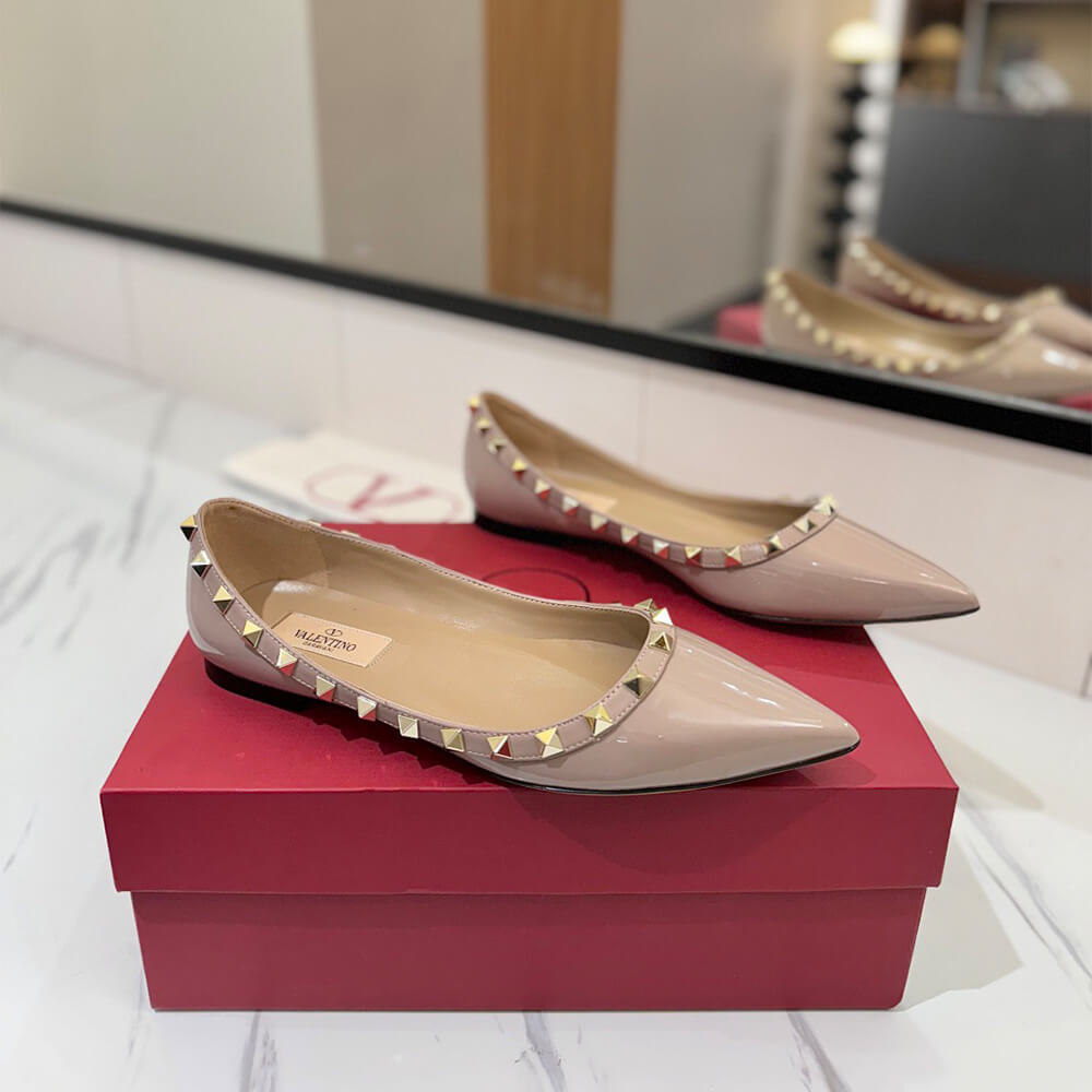 VALENTINO ROCKSTUD BALLET FLAT - Top Club