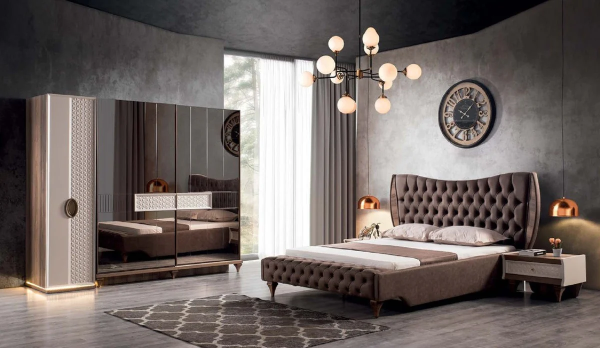 Luxury Real Leather Sofa Glasgow Vintage Leather Black - 3 Seater - Luxury Hotel Furniture