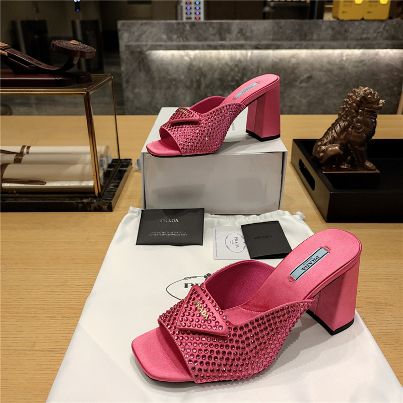 prada block heel square toe sandals - Sneaker Replica Workshop