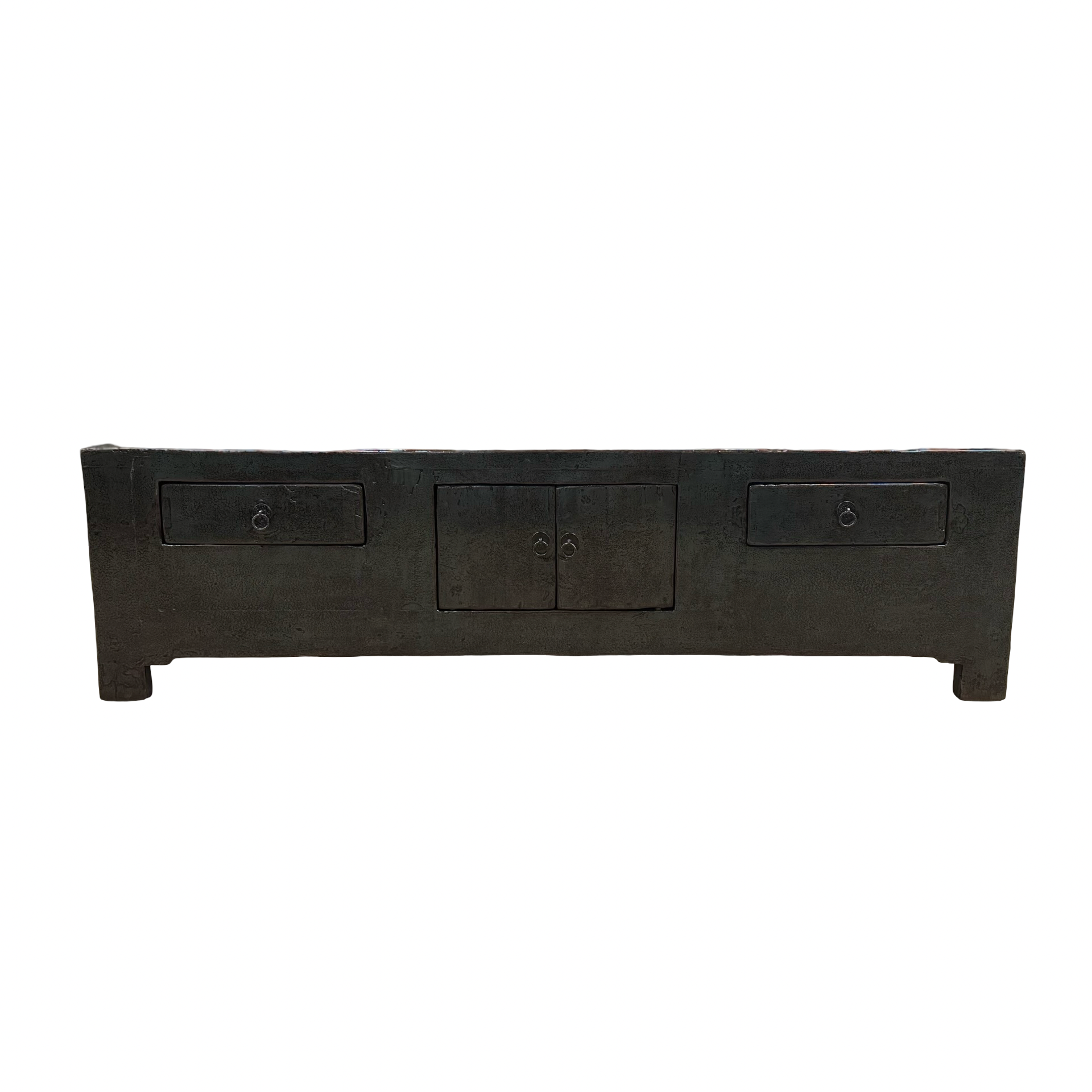 Dressoir donkergroen 2deur 2la uniek